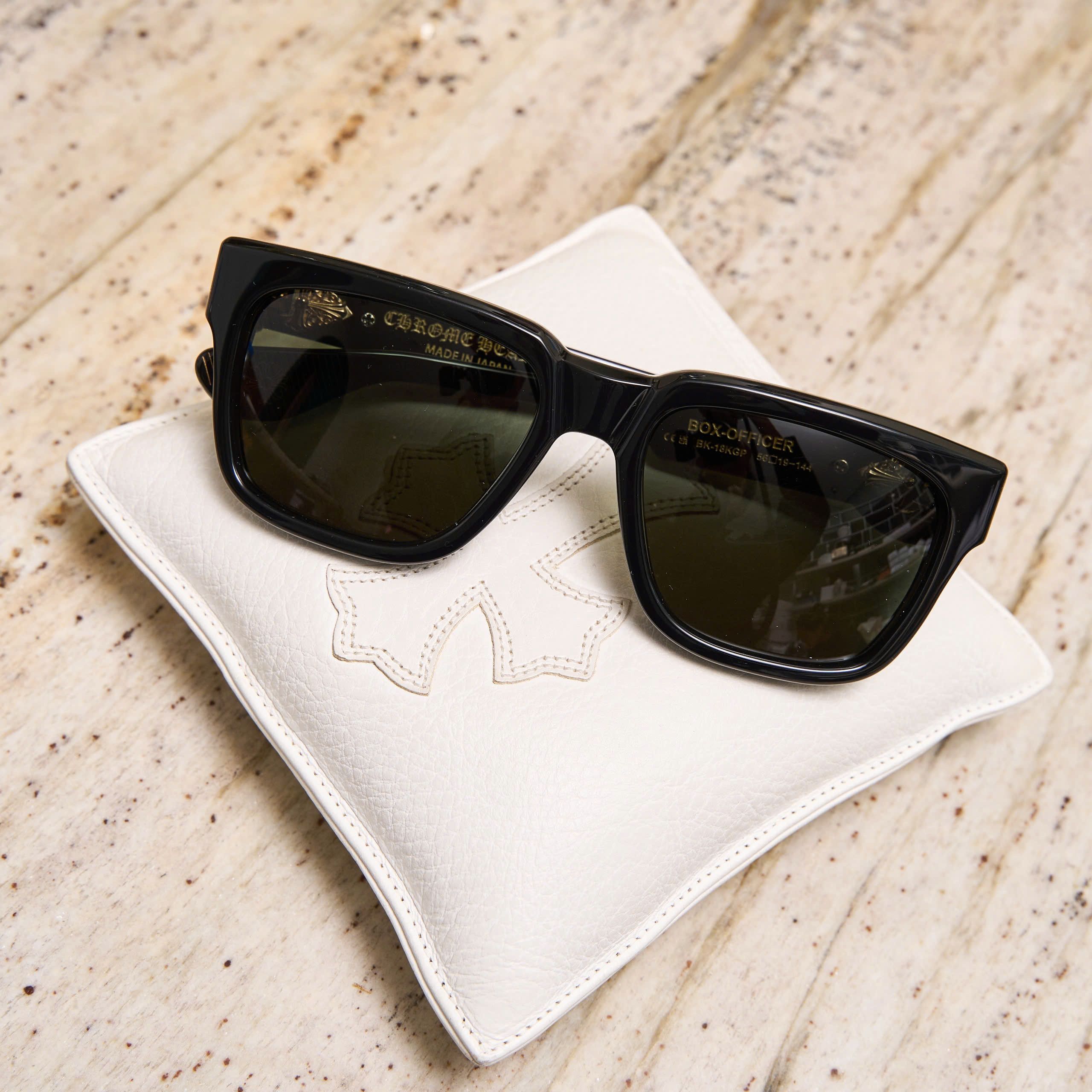 Chrome Hearts CHROME HEARTS BOX OFFICER BLACK GOLD | Grailed