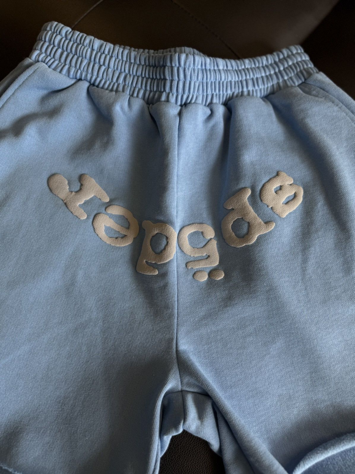 Sp5der Sp5der Sweatshorts Blue Size Medium (NEW) Size US 30 / EU 46 - 4 Thumbnail
