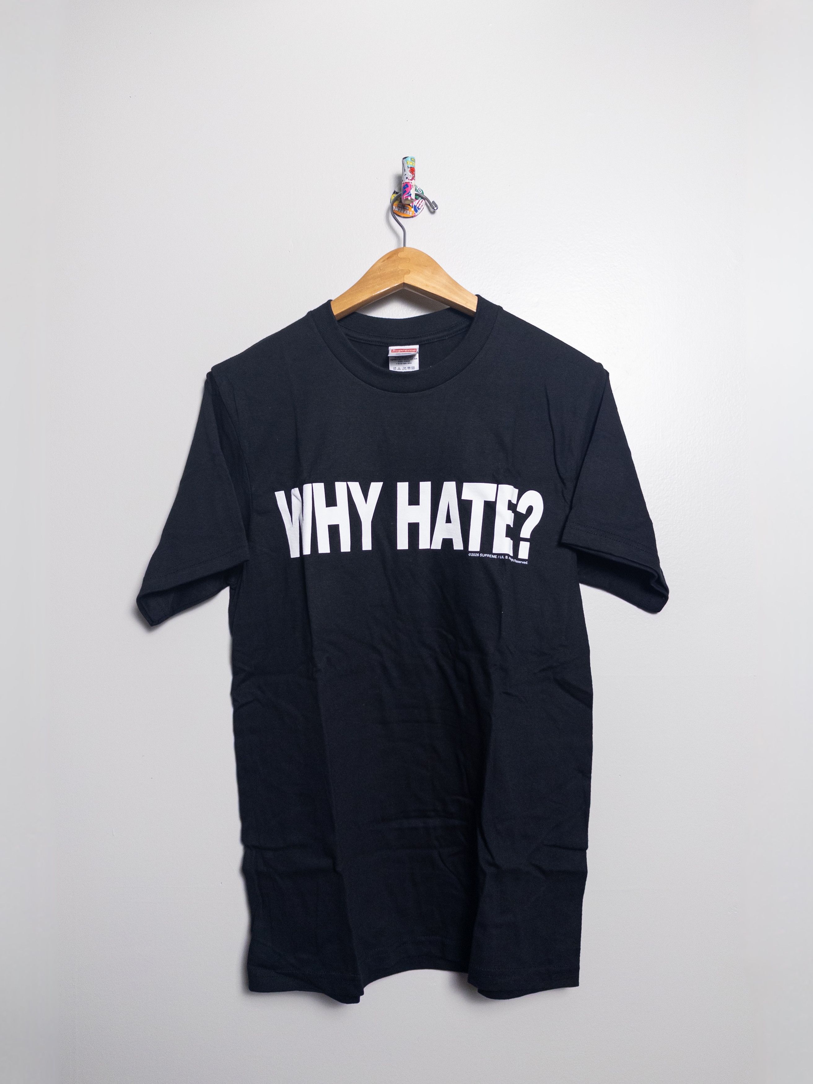 Supreme *ONLY S UP* Lil Uzi Vert Supreme Charts Tee Black SS18