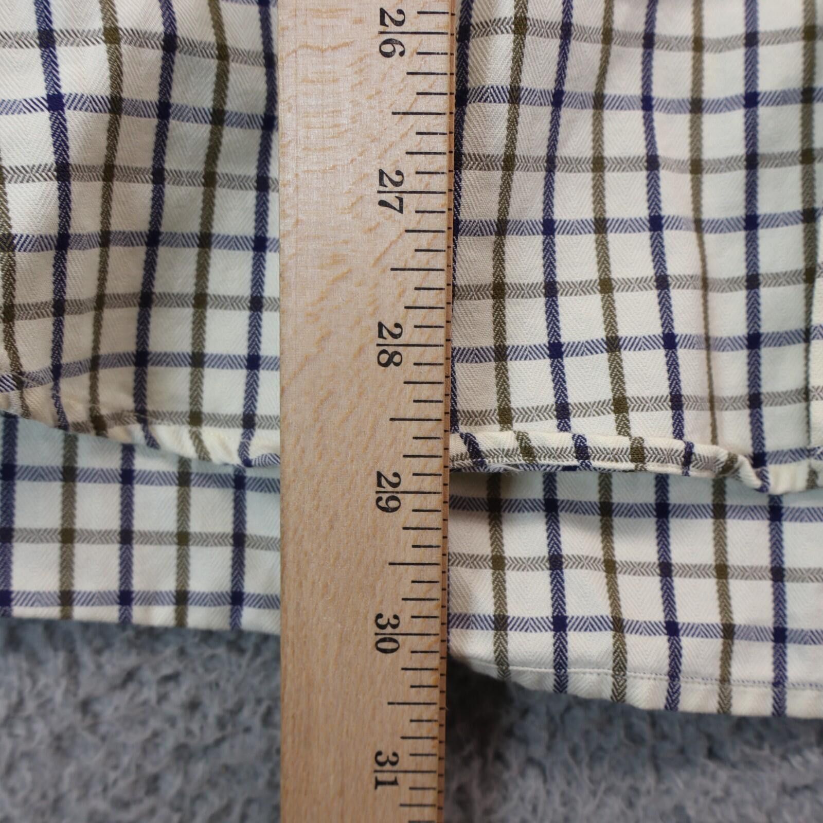 Barbour Barbour Plaid Long Sleeve Button Down Shirt Large Beige Prep Size US L / EU 52-54 / 3 - 4 Thumbnail