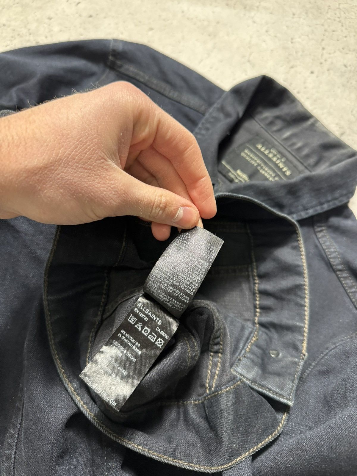 Allsaints Allsaints Denim Jacket Size M Size US M / EU 48-50 / 2 - 10 Thumbnail