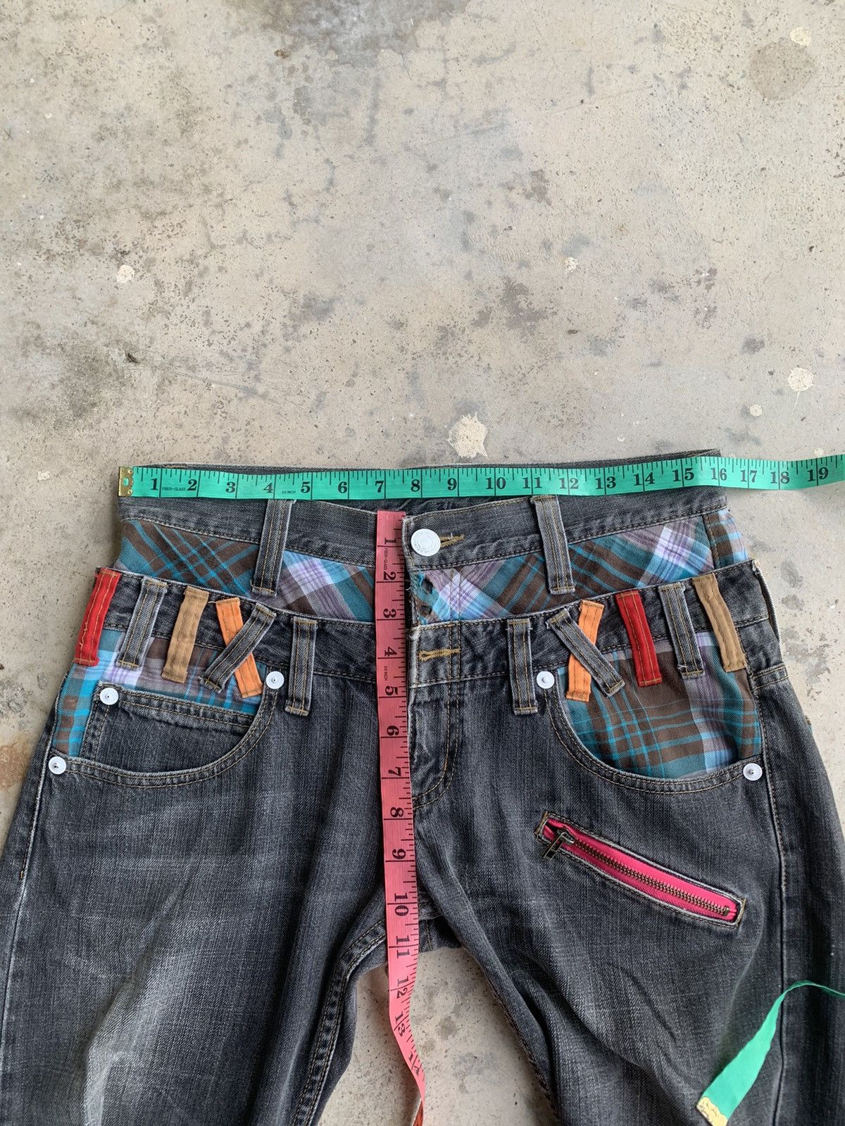 Japanese Brand Double Waist Double Focus Jeans Size US 32 / EU 48 - 5 Thumbnail