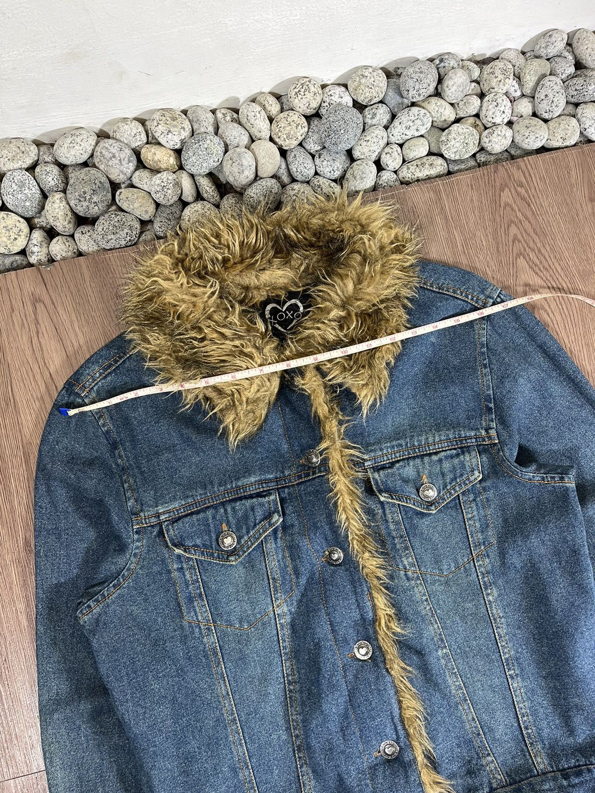 Beauty Beast XoxoJeans Fur Cropped Denim Jacket Size US M / EU 48-50 / 2 - 8 Thumbnail