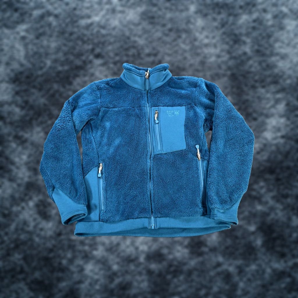 Mountain Hardwear VINTAGE Mountain Hardwear Monkey Fleece Jacket Womens M Blue Polartec Thermal Size M / US 6-8 / IT 42-44 - 1 Thumbnail