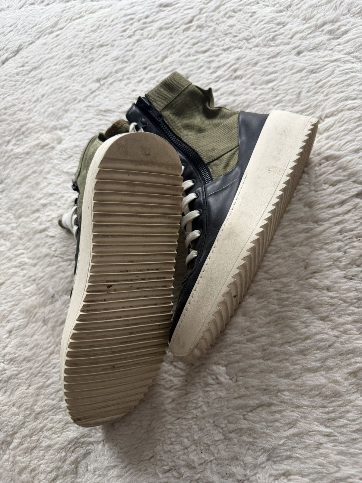 Fear of God Military Boots Green/ Black Size US 10.5 / EU 43-44 - 3 Thumbnail