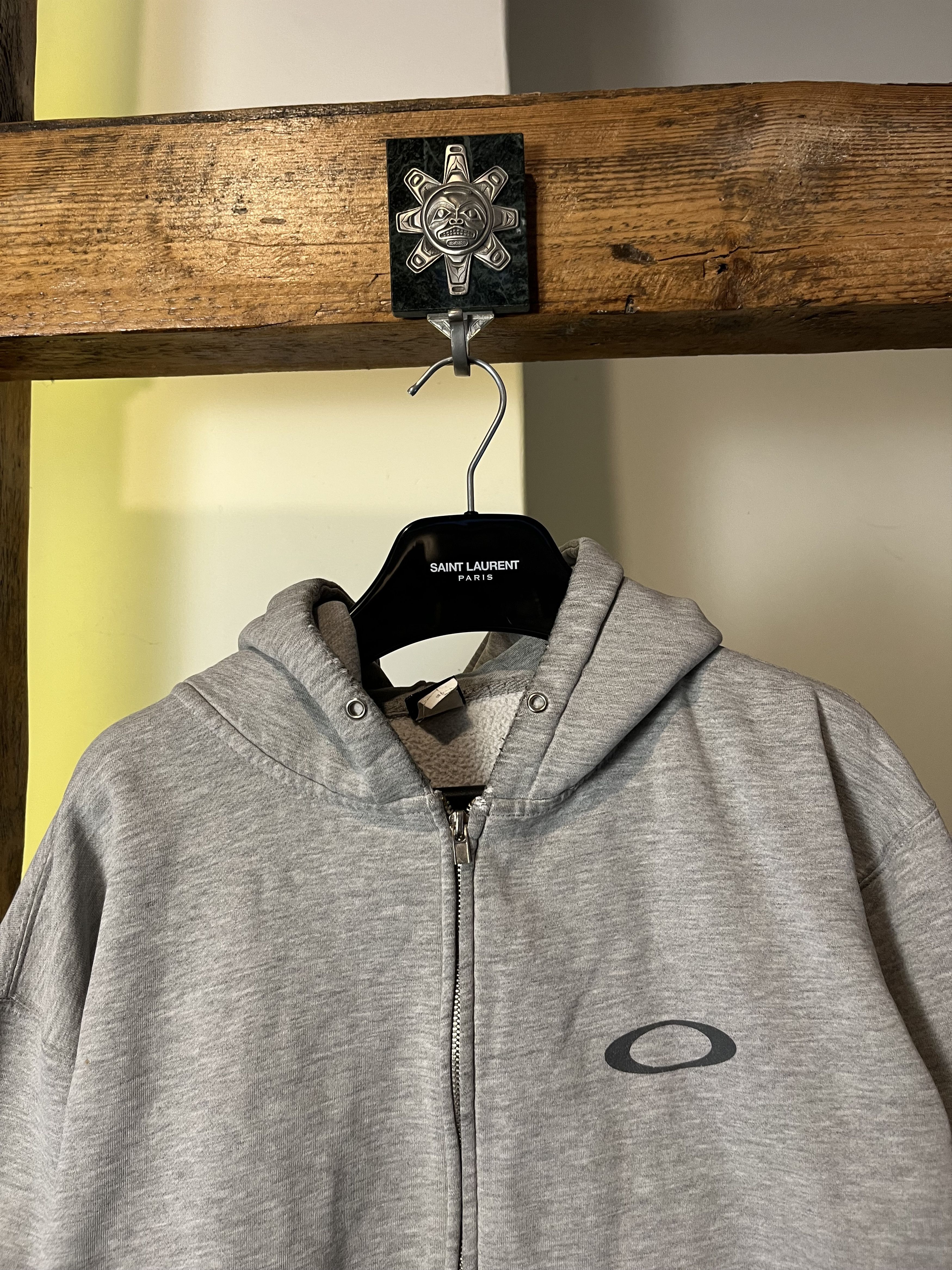 Japanese Brand × Oakley × Vintage Archive Vintage Oakley Japan Heavy Cotton Zip Hoodie Size US M / EU 48-50 / 2 - 4 Thumbnail