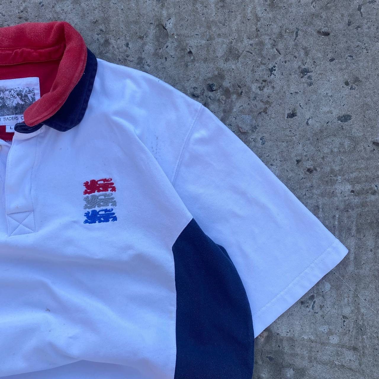New England Outerwear Vintage England Rugby Polo T-shirts Size L Cotton Y2K 00s Size US L / EU 52-54 / 3 - 5 Thumbnail