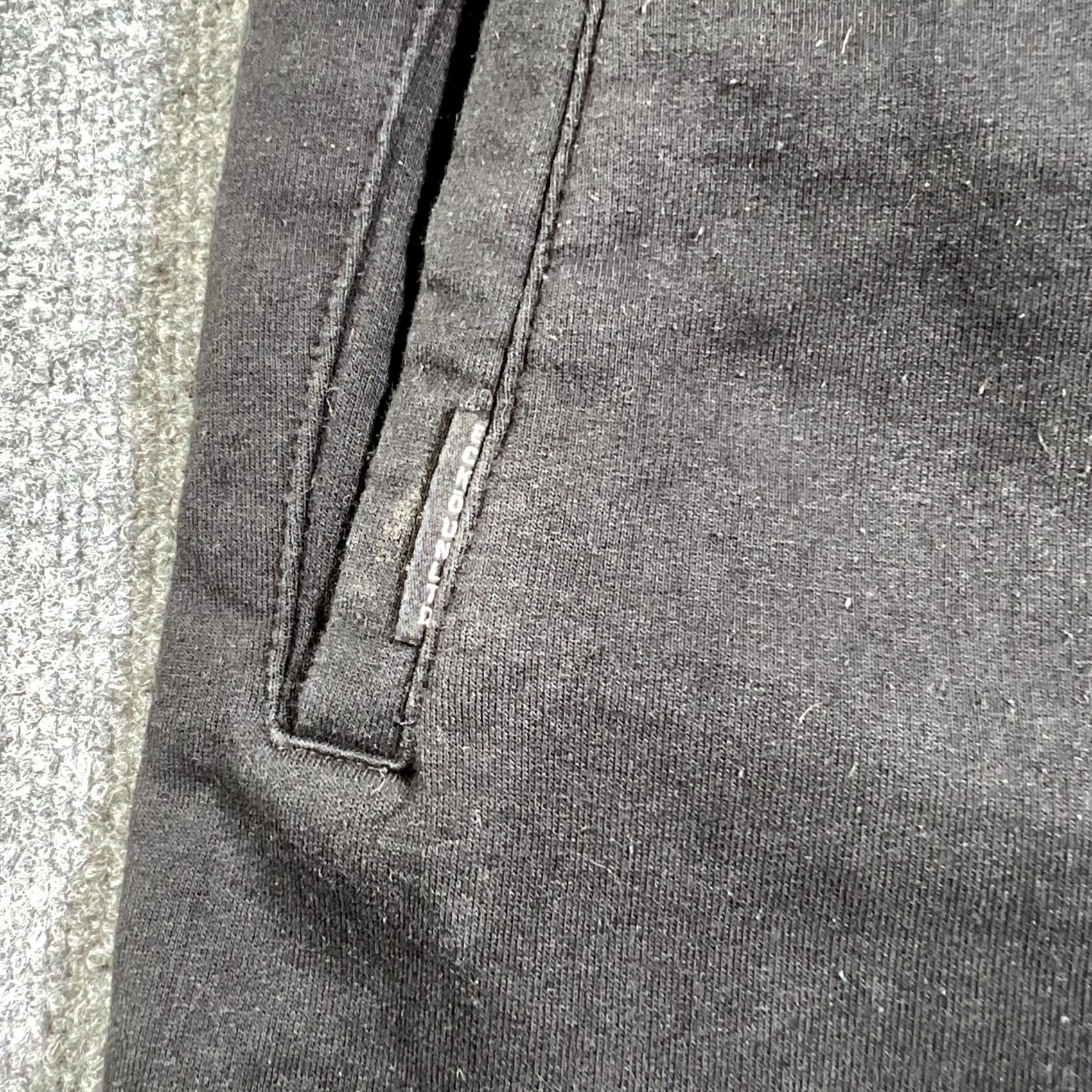 Ecko Unltd. VTG Ecko Unltd. Sweatpants Mens 2XL Black Cargo Pocket Fleece Lined Tapered Leg Size US 39 - 3 Thumbnail