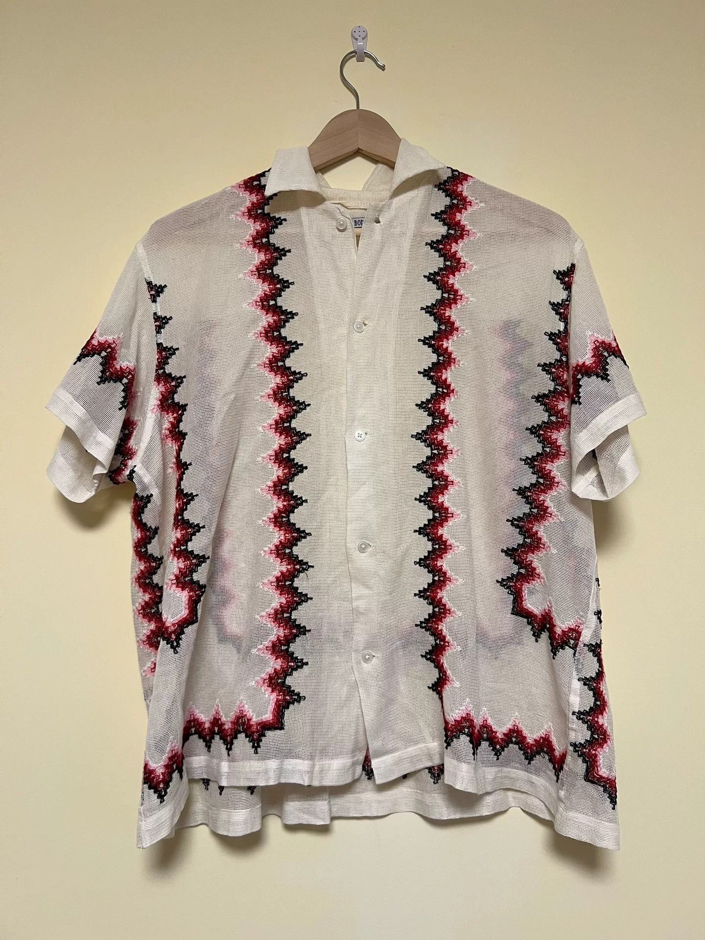 Bode Bode Mesh Hollow Out Shirt Size US L / EU 52-54 / 3 - 1 Thumbnail
