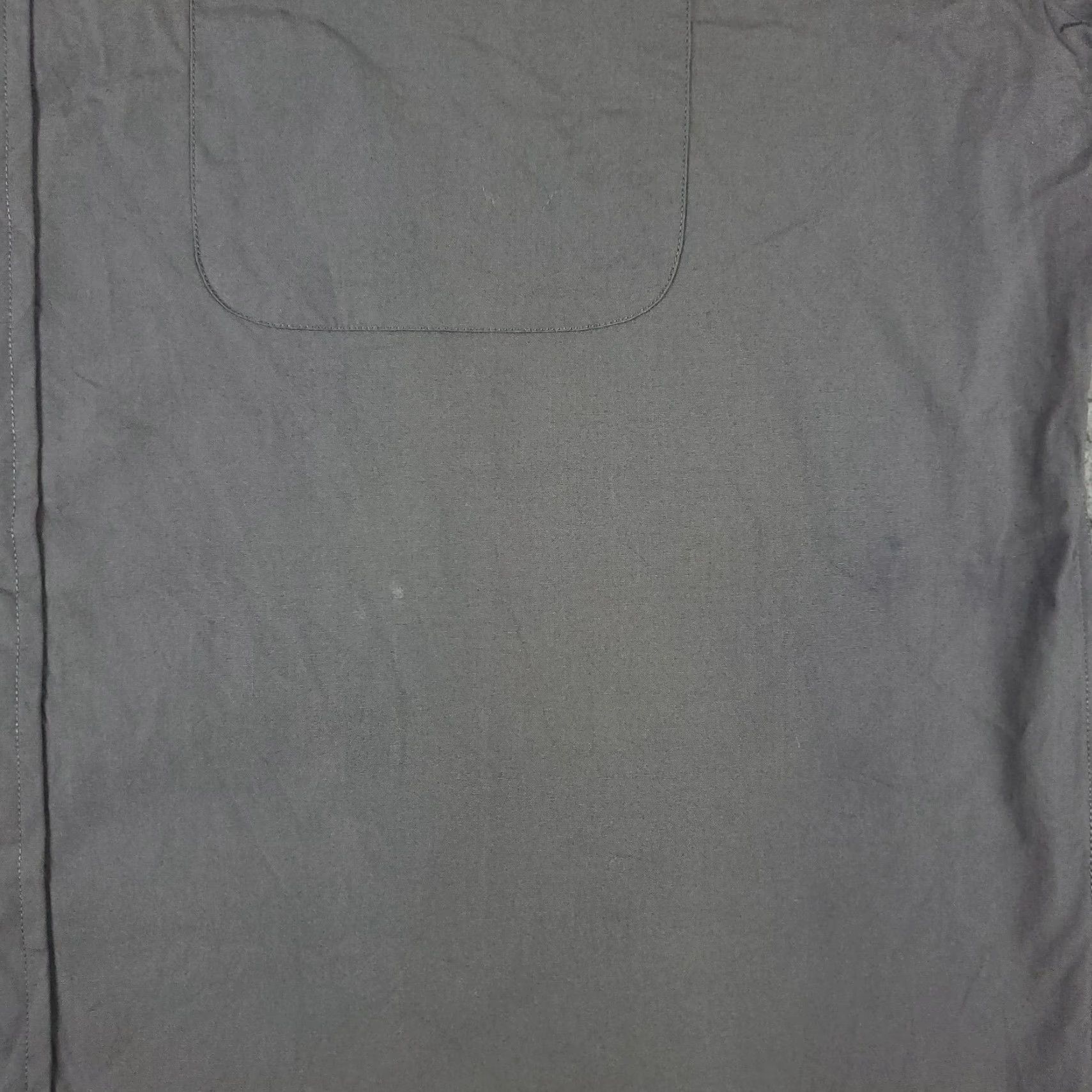 Nautica VINTAGE Nautica Dress Shirt Mens 15.5 Gray Long Sleeve Button Up Regular 100% Cotton, Stained, Business Casual, Formal, 90s/Modern, Mens Size 40R - 3 Thumbnail