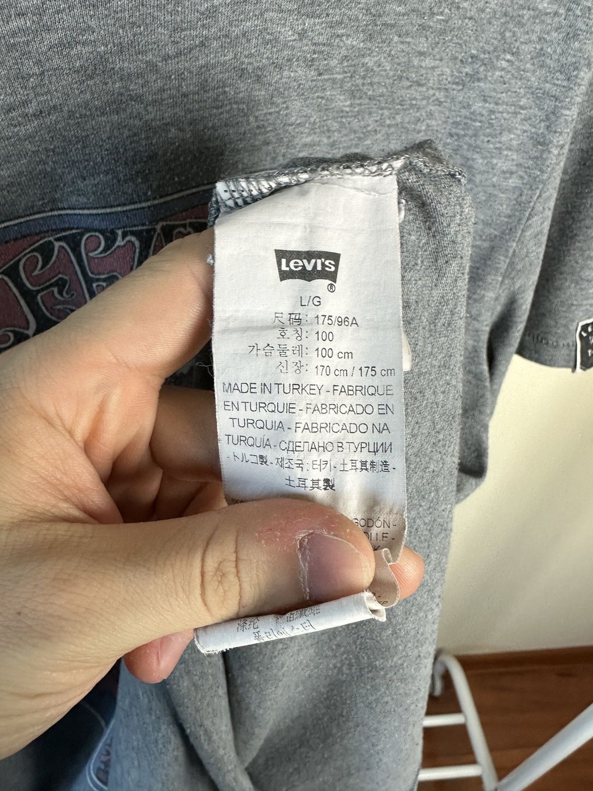 Grateful Dead × Levi's Vintage rare T-shirt with graphic Levis x Greatful Dead Size US M / EU 48-50 / 2 - 7 Thumbnail