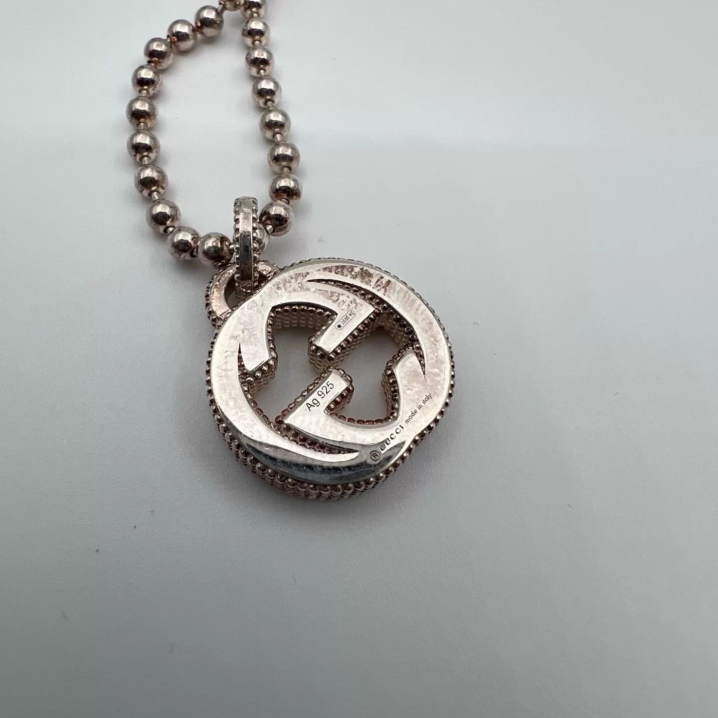 Gucci Gucci Double G Silver Chain Necklace Size ONE SIZE - 2 Thumbnail