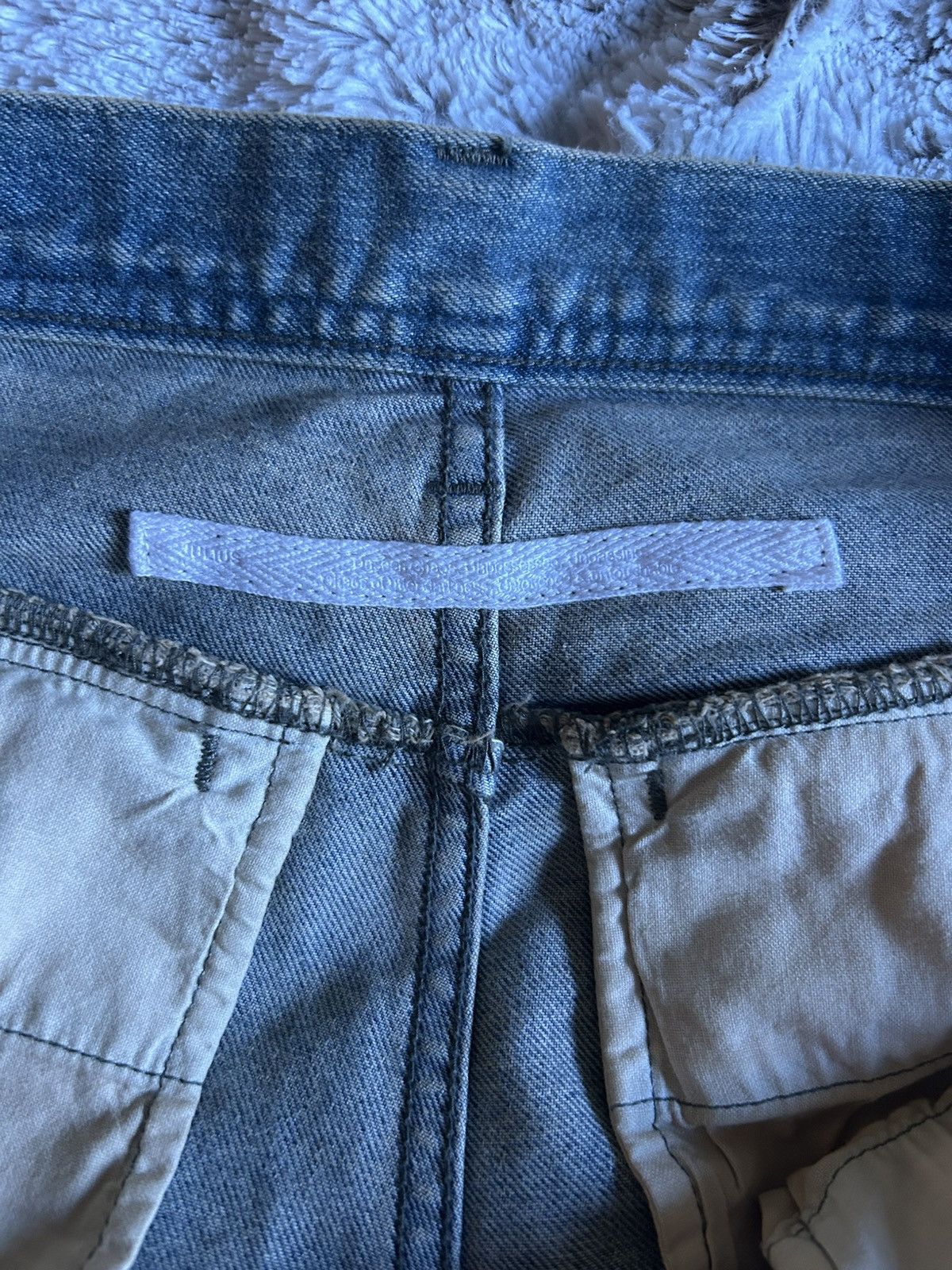 Julius Julius Rare Blue Gas Mask Cargos | Grailed