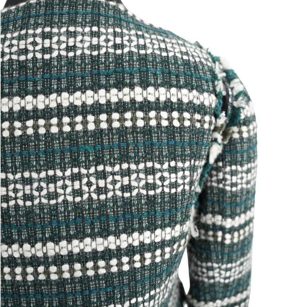 Designer NWT Tory Burch Tweed Norfolk Jacket Size 4 Size S / US 4 / IT 40 - 6 Thumbnail