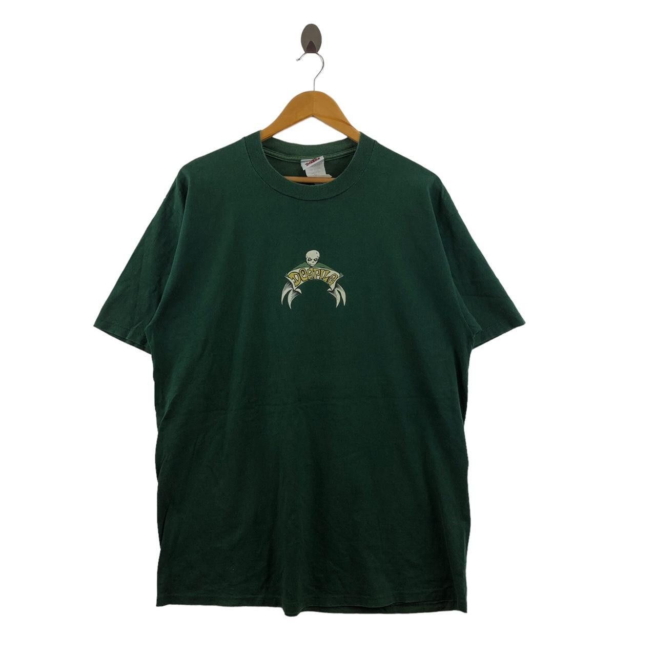 Vintage Vintage 90’ DOGPILE SKATEBOARD Bones Skull Alien Tee Shirt Size US L / EU 52-54 / 3 - 2 Thumbnail