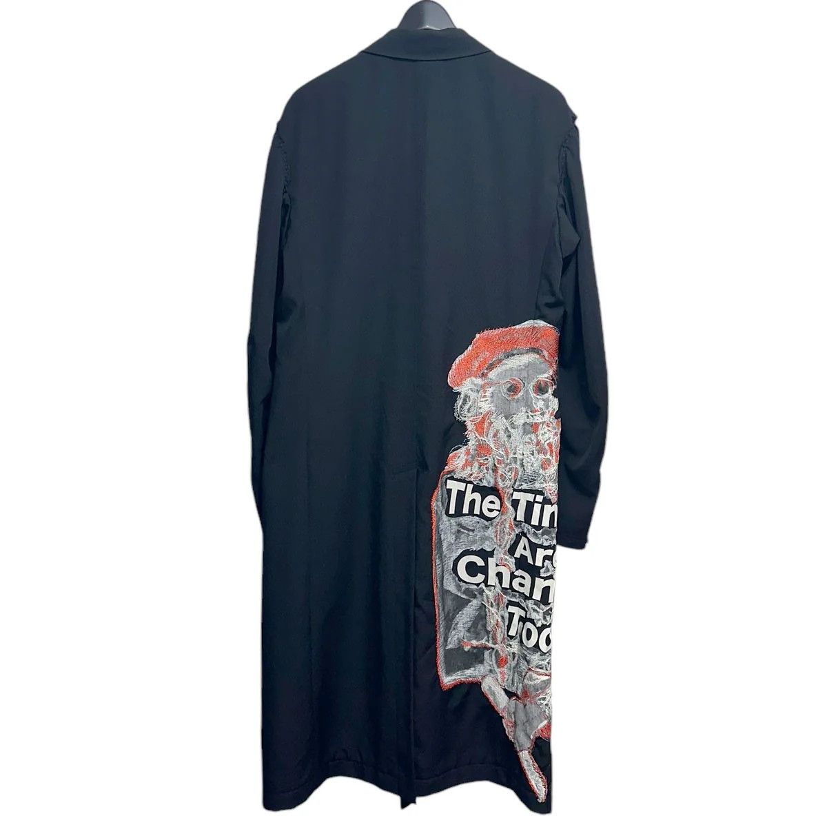 Yohji Yamamoto Yohji Yamamoto pour homme 17AWPrint Embroidery Long Jacket Size US L / EU 52-54 / 3 - 2 Thumbnail