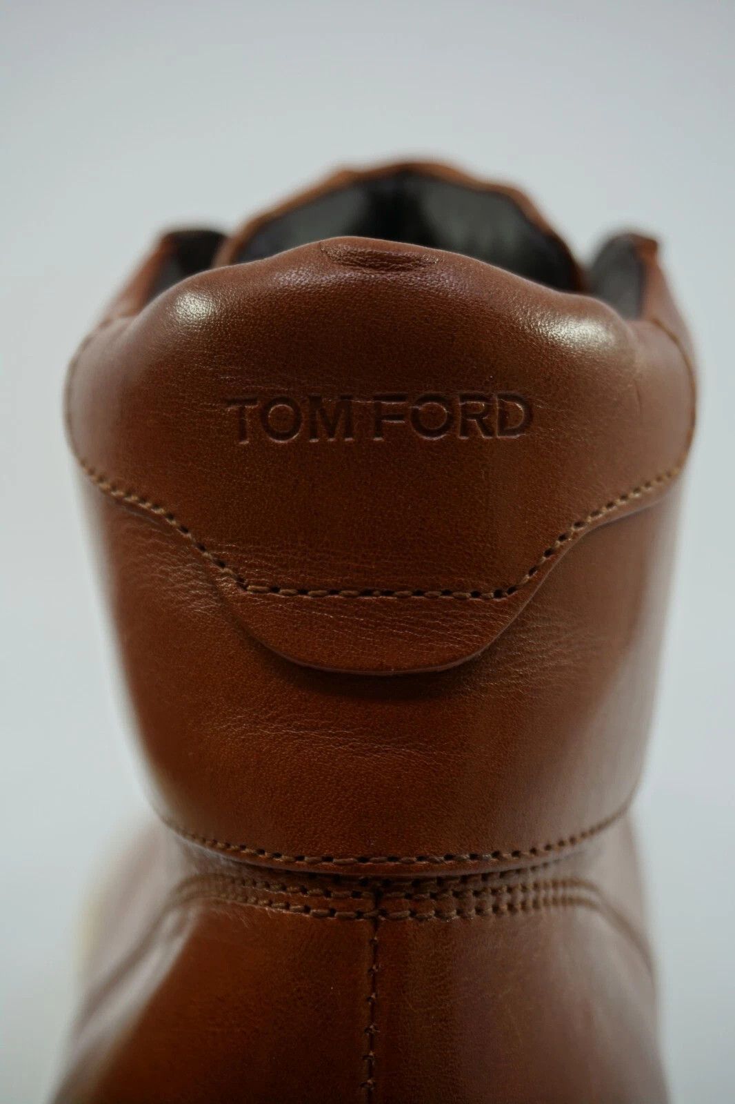 Tom Ford New Tom Ford Leather Russel High Top Sneaker UK 7 US 8 EU 41 Size US 8 / EU 41 - 4 Thumbnail