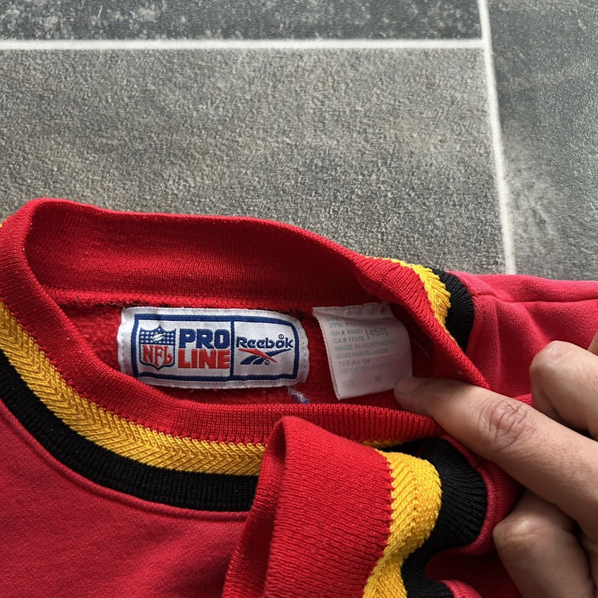 Reebok Vintage 90s Reebok Kansas City Chiefs Football Sweatshirt Size M / US 6-8 / IT 42-44 - 4 Thumbnail
