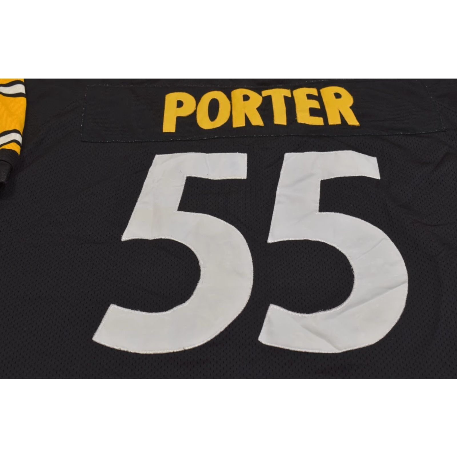 Reebok Reebok NFL Pittsburgh Steelers Jersey Men 58 Black Joey Porter 55 Football T-Shirt Short Sleeve V-Neck Size US XXL / EU 58 / 5 - 3 Thumbnail