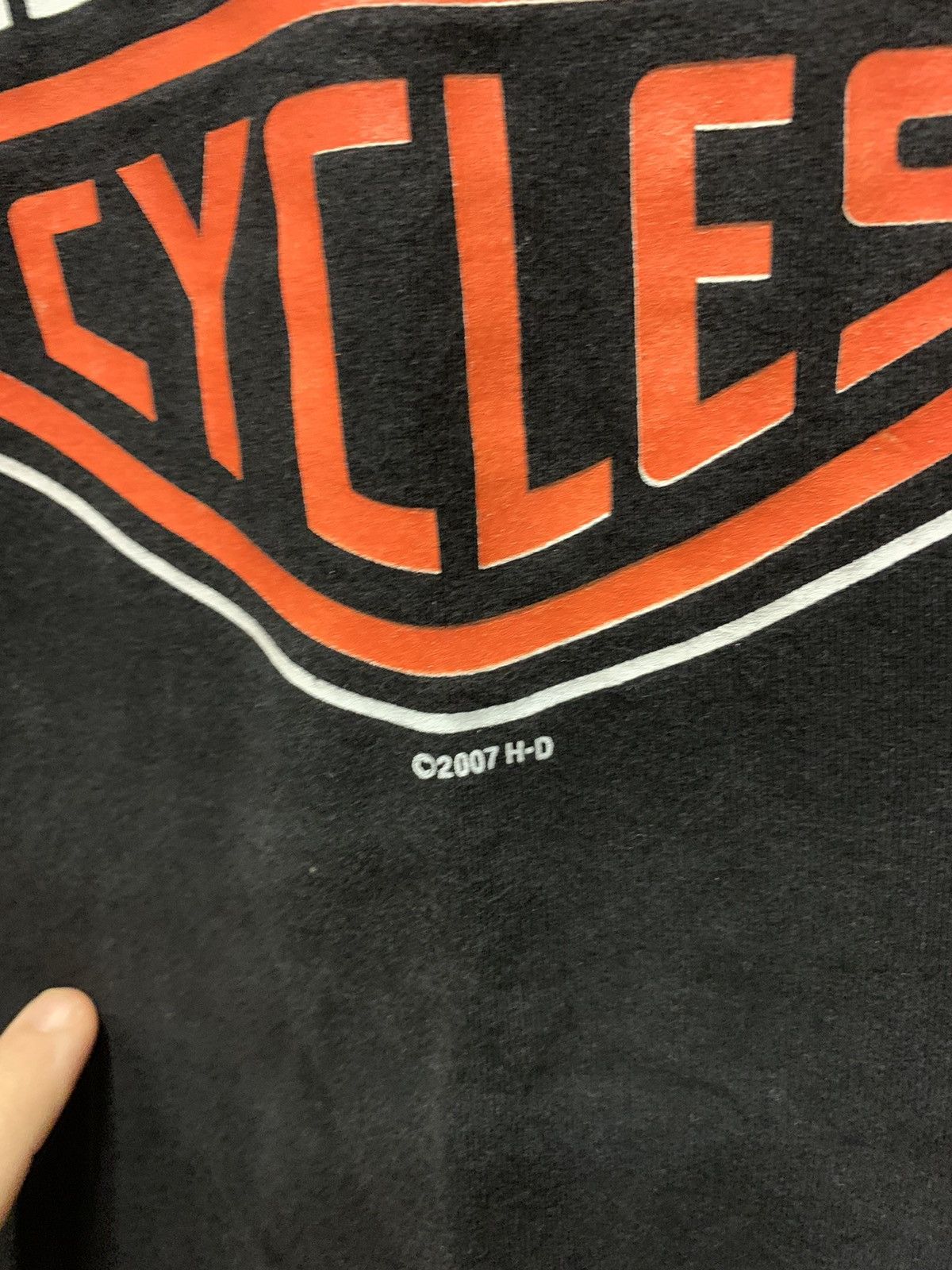 Harley Davidson × Vintage Vintage Harley Davidson USA Tee Big Logo Y2K T-Shirt Size US S / EU 44-46 / 1 - 6 Thumbnail