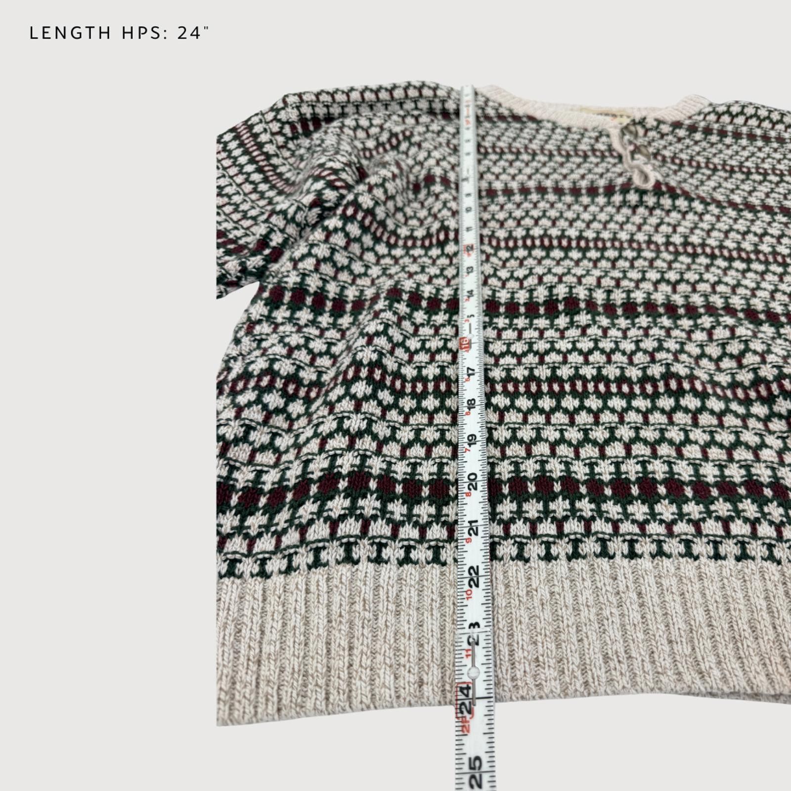Other Vintage Liberty Old Glory Fair Isle Sweater M 100% Cotton Size US M / EU 48-50 / 2 - 8 Thumbnail
