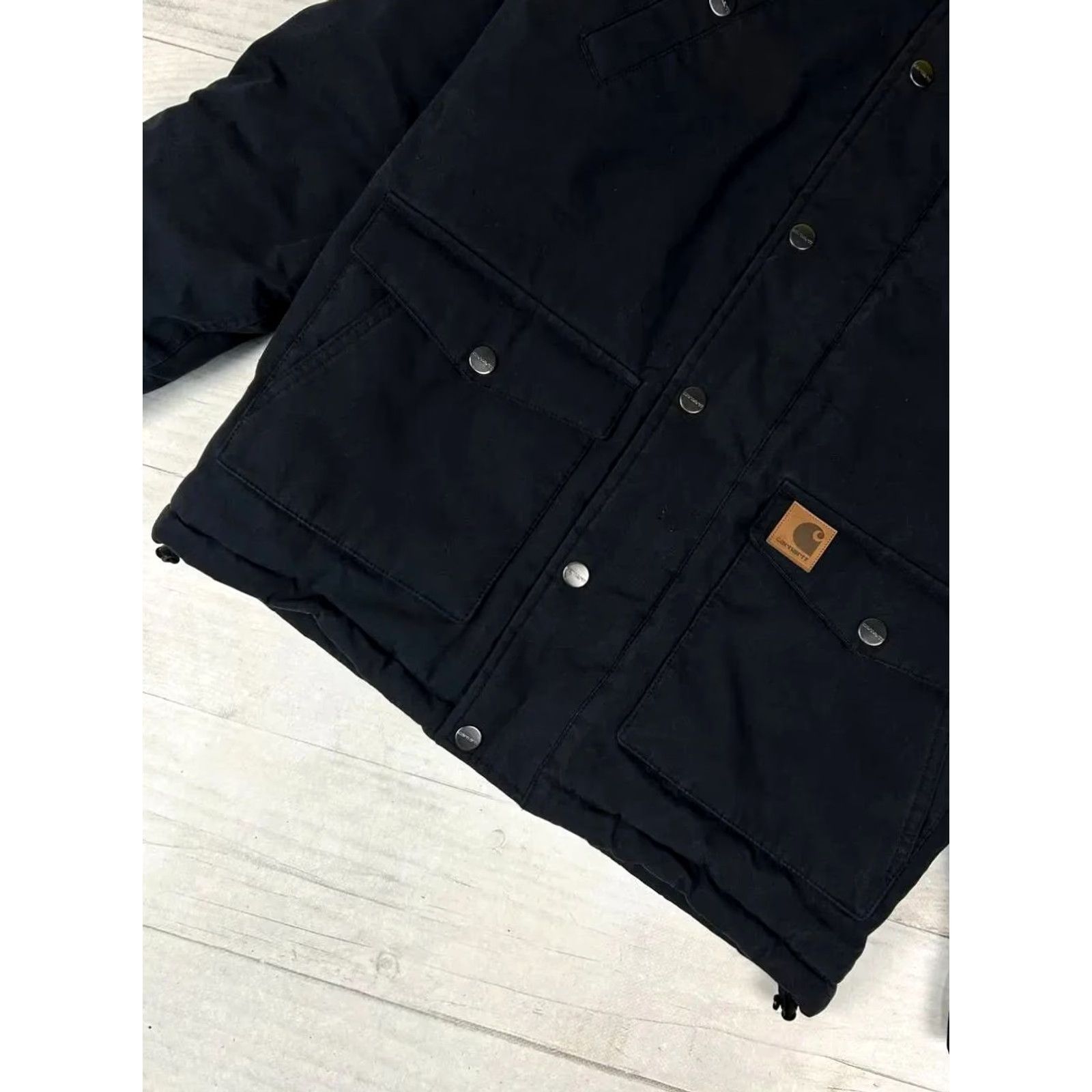 Carhartt VINTAGE Carhartt WIP Trapper Parka Jacket Men Size S Black Size US S / EU 44-46 / 1 - 5 Thumbnail