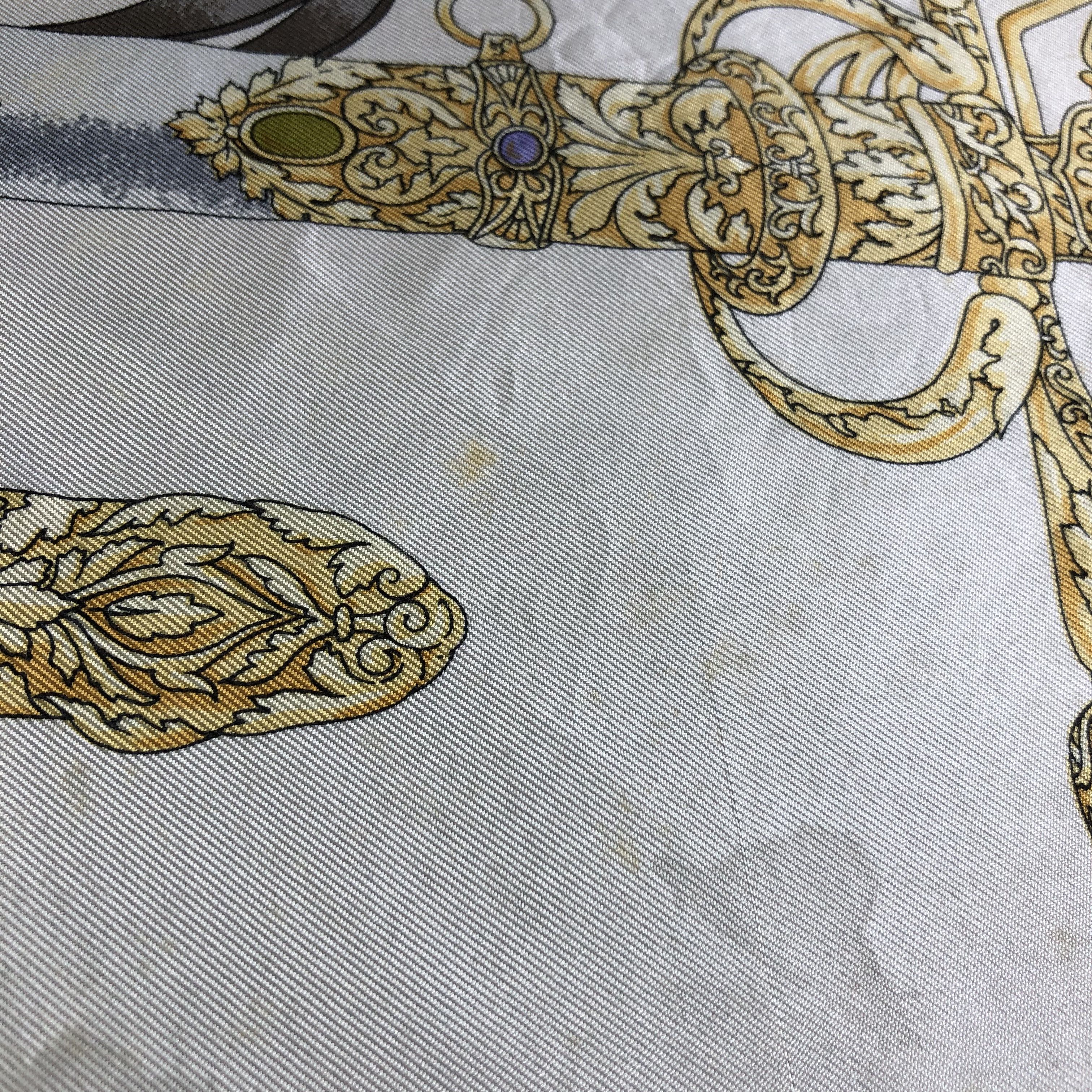 Lancel Vintage Lancel Luxury Baroque Silk Scarf M938 Size ONE SIZE - 12 Thumbnail