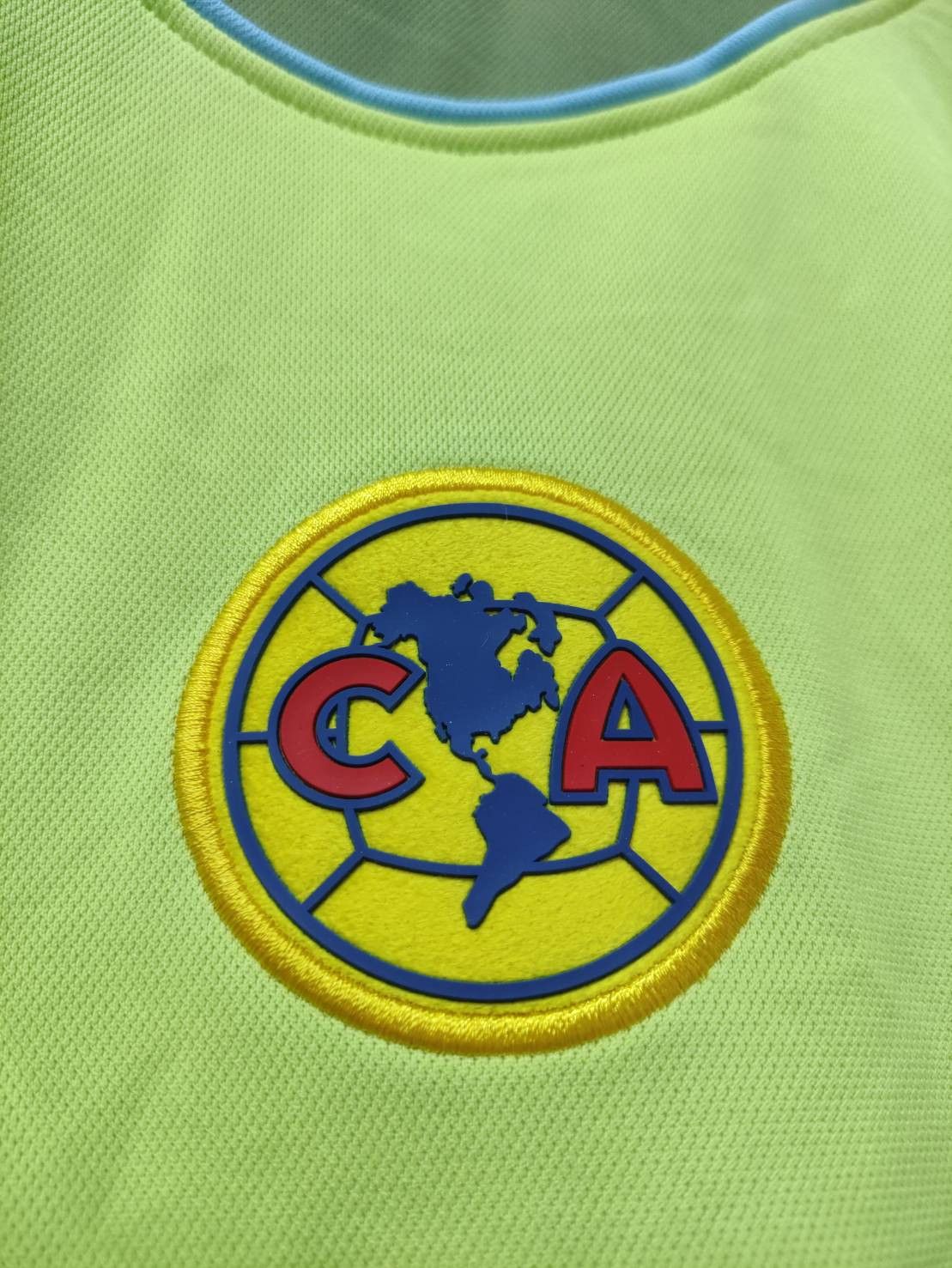 Nike Vtg 00's Nike Club America Goalkeeper Long Sleeved Jersey Size US XL / EU 56 / 4 - 5 Thumbnail