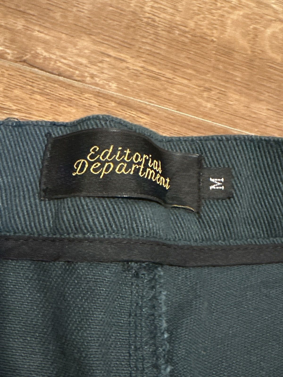 Vintage Editorial Department Men’s Teal Jeans Size US 32 / EU 48 - 9 Thumbnail