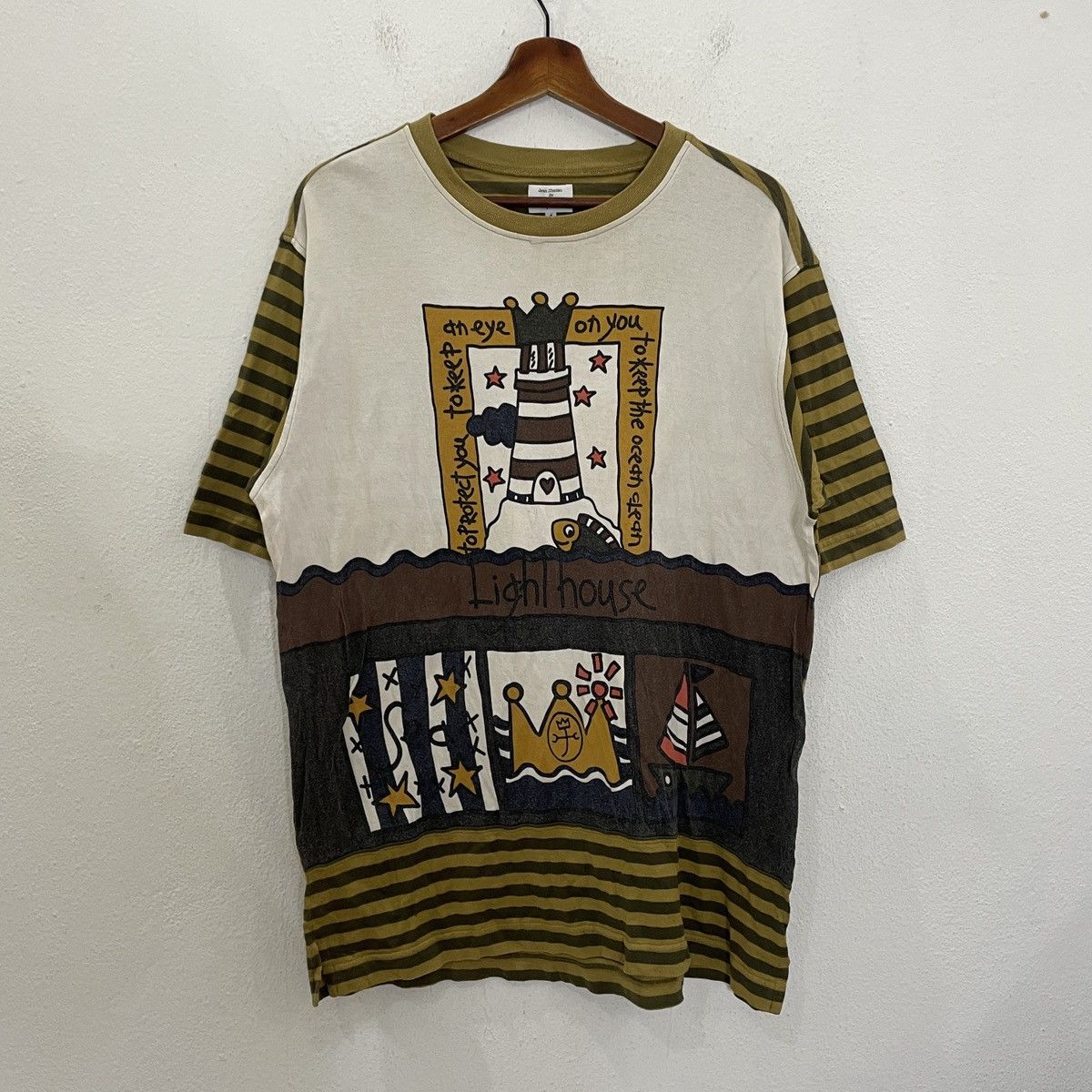 Jean Charles De Castelbajac Vintage Jean Charles De Castebajac Tee Size US M / EU 48-50 / 2 - 1 Thumbnail