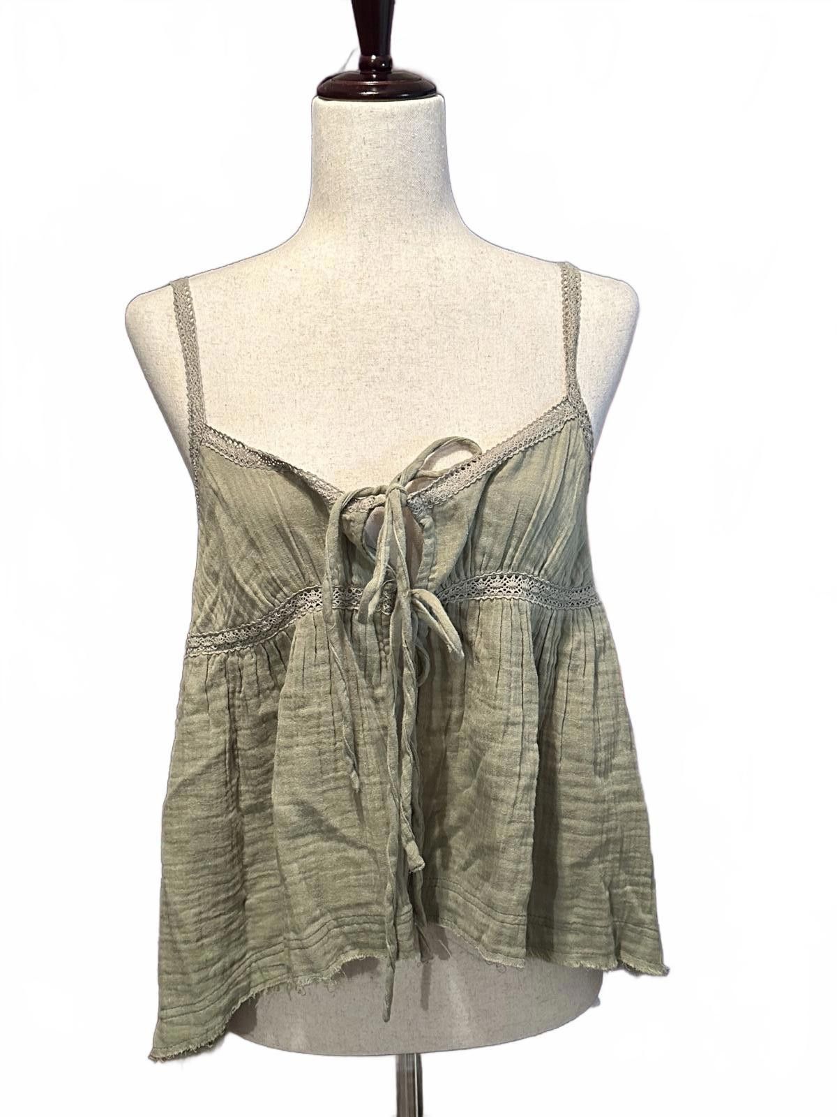 Other Out From Under Tank Top with Adjustable Straps and Tie Front Size L / US 10 / IT 46 - 1 Thumbnail