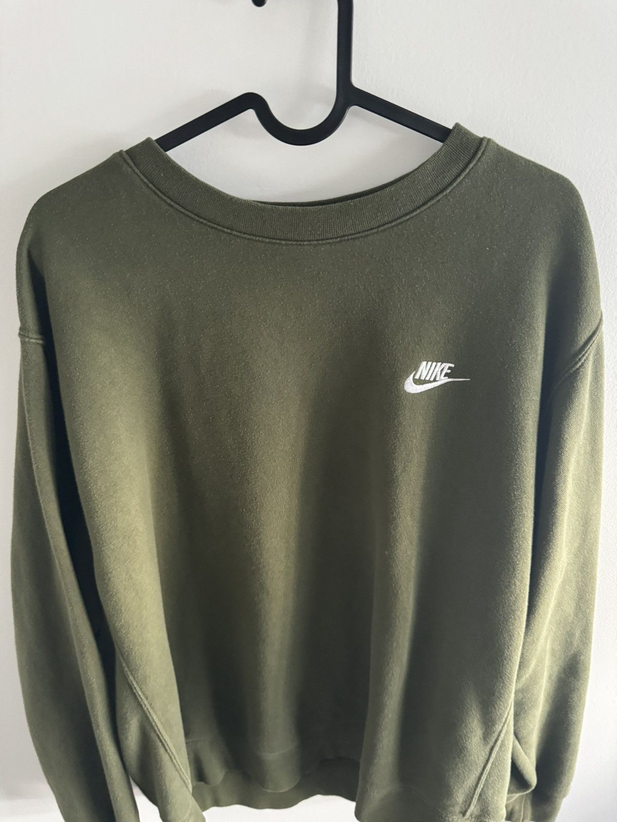 Nike Nike Crewneck - Olive Green Size US L / EU 52-54 / 3 - 2 Thumbnail