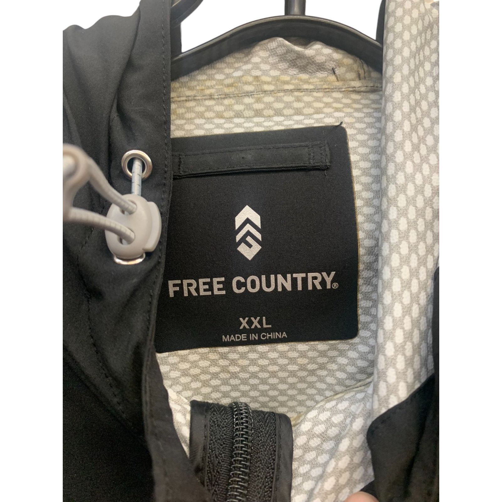 Free Country Free County Light Rain Jacket with hood Black SZ XXL Size US XXL / EU 58 / 5 - 3 Thumbnail
