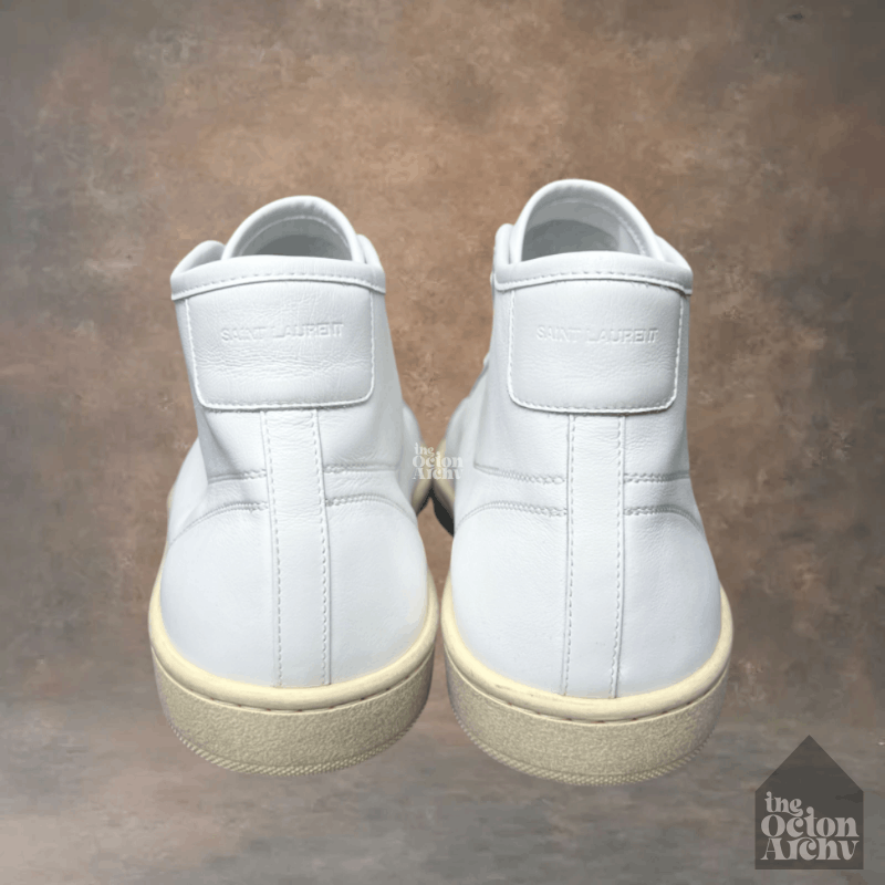 Saint Laurent Paris Saint Laurent SL/39 Mid Top Sneaker 'White' Size US 11 / EU 44 - 4 Thumbnail