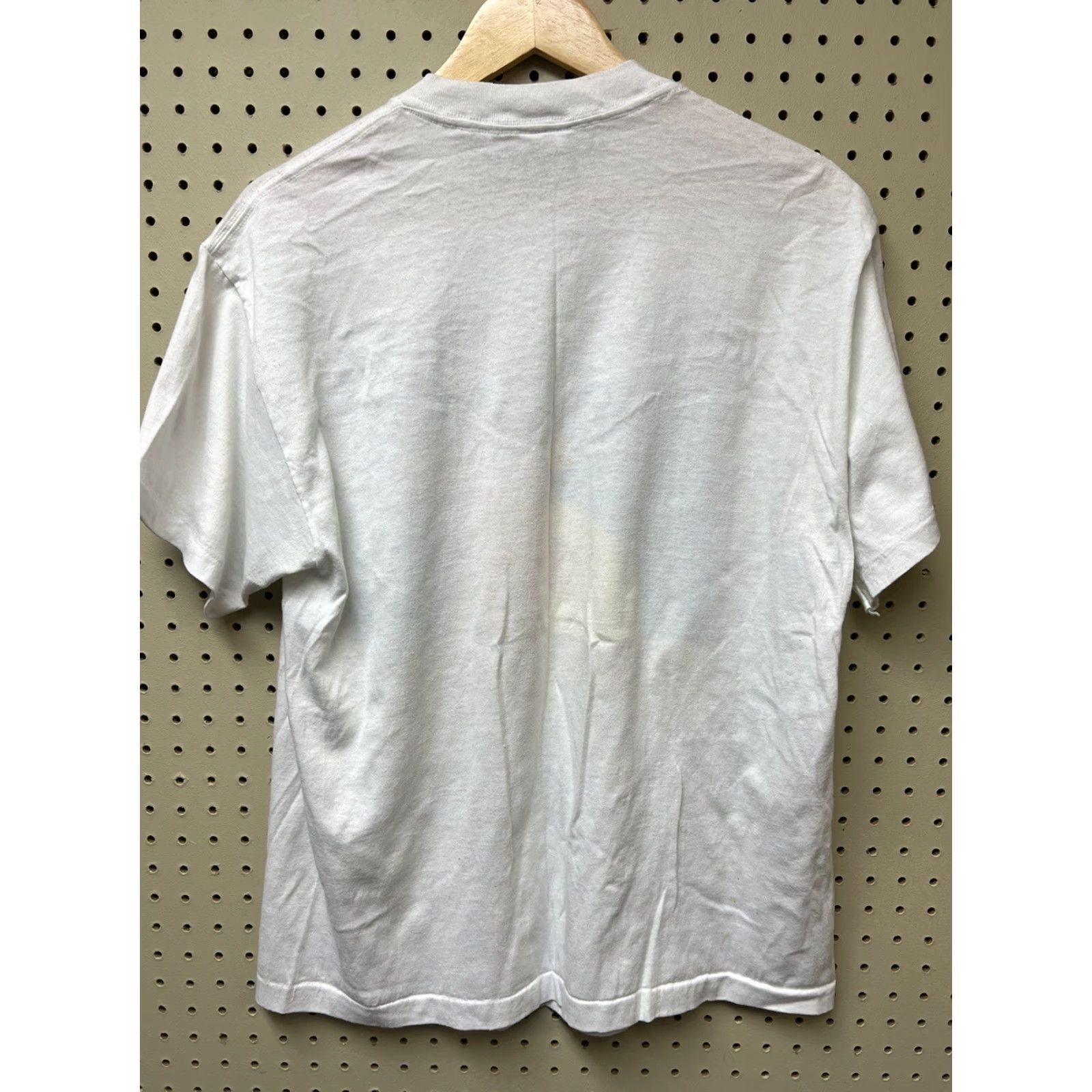 Vintage VINTAGE Sun Garfield T-Shirt White Large Men's Crew Neck Short Sleeve Single Stitch Size US L / EU 52-54 / 3 - 2 Thumbnail