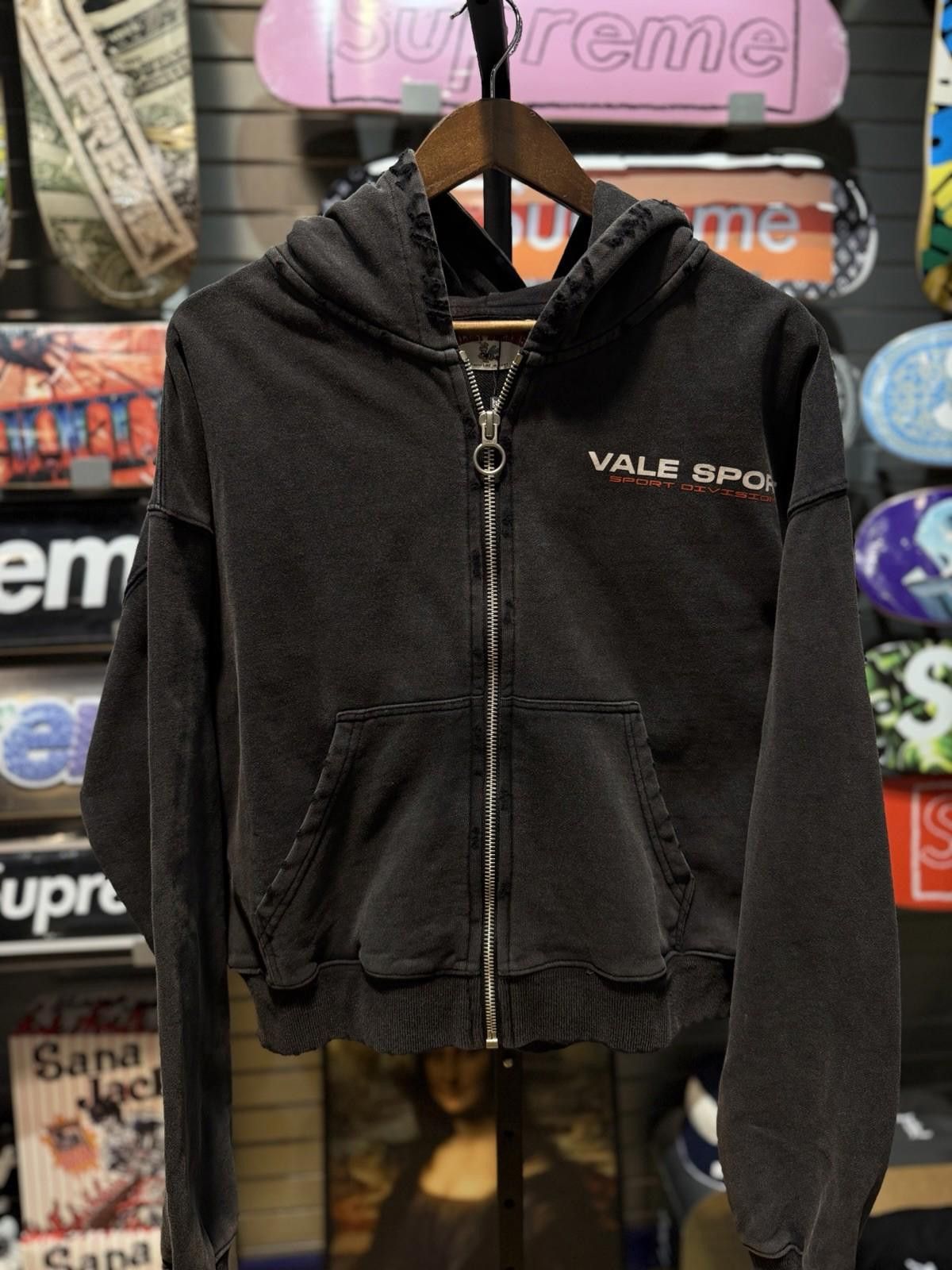 Vale S - Vale Zip Up Hoodie Authentic Valley Black Back Logo Size US S / EU 44-46 / 1 - 3 Thumbnail