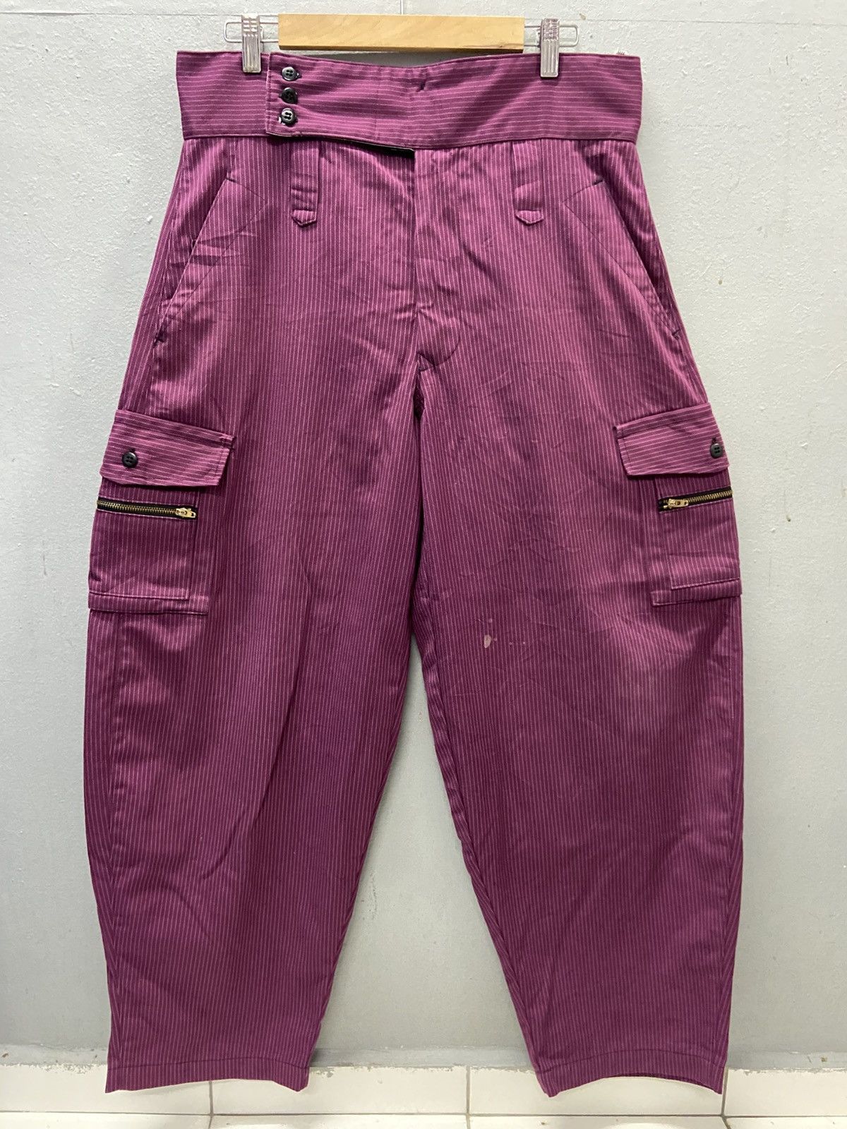 Japanese Brand HAKATA TOBI BAGGY JAPAN WORKER PANTS Size US 34 / EU 50 - 2 Thumbnail