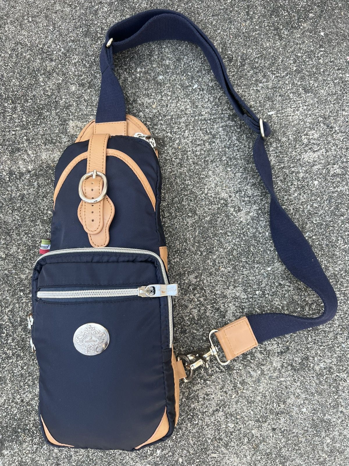 Orobianco Orobianco Giacomo Valentini Hybrid Leather Cross Body Bag Size ONE SIZE - 8 Thumbnail