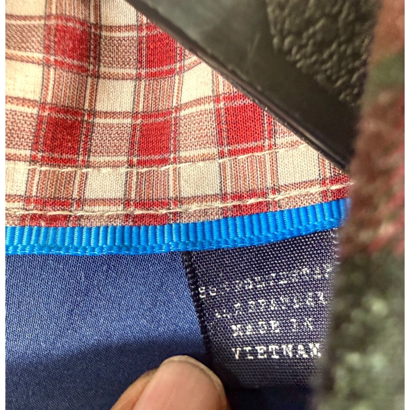 Vintage Con.Struct Performance Shirt Mens XL Maroon Plaid Slim Fit 4-Way Stretch No Iron shirt (Button-Up) Size US XL / EU 56 / 4 - 6 Thumbnail