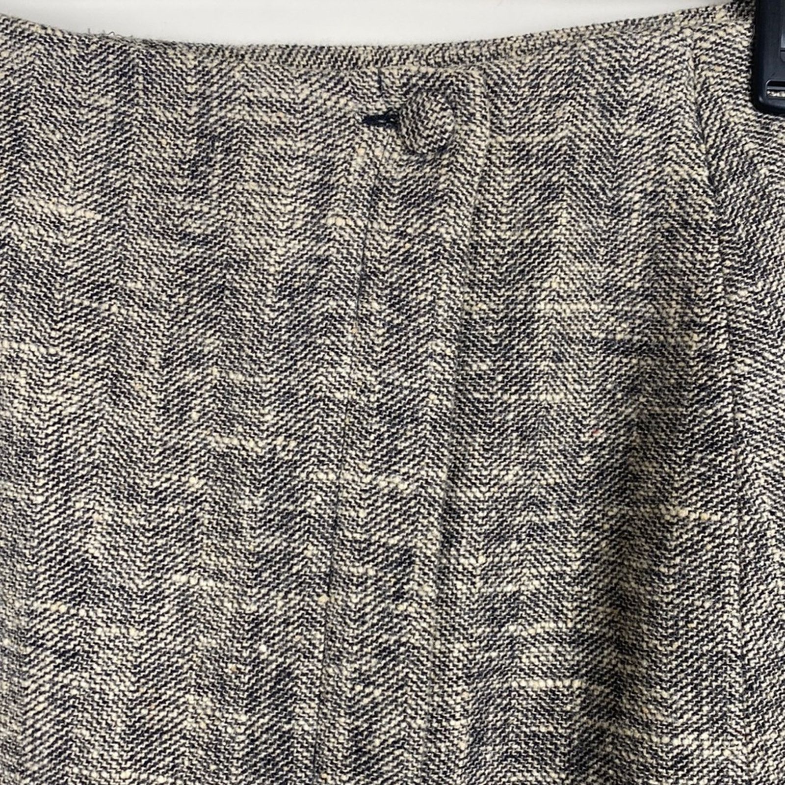 Other Italian Storie Italiane High Waisted MIDI Skirt Grey 42 Size 26" / US 2 / IT 38 - 3 Thumbnail