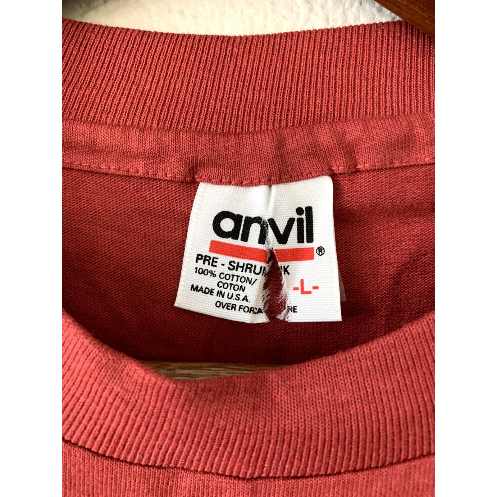 Anvil Vintage CEO Shirt Chief Executive Officer In Charge Red 90s Size US L / EU 52-54 / 3 - 6 Thumbnail