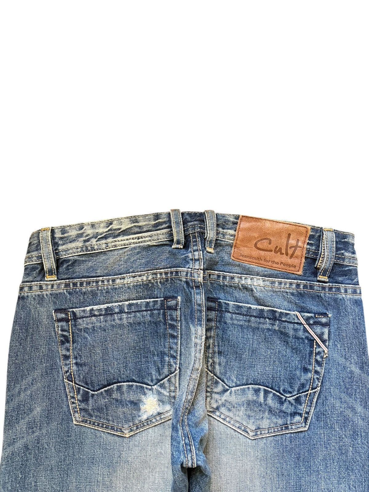 Cult Of Individuality Vintage Cult of Individuality Selvedge Distressed Jeans Size US 31 - 4 Thumbnail