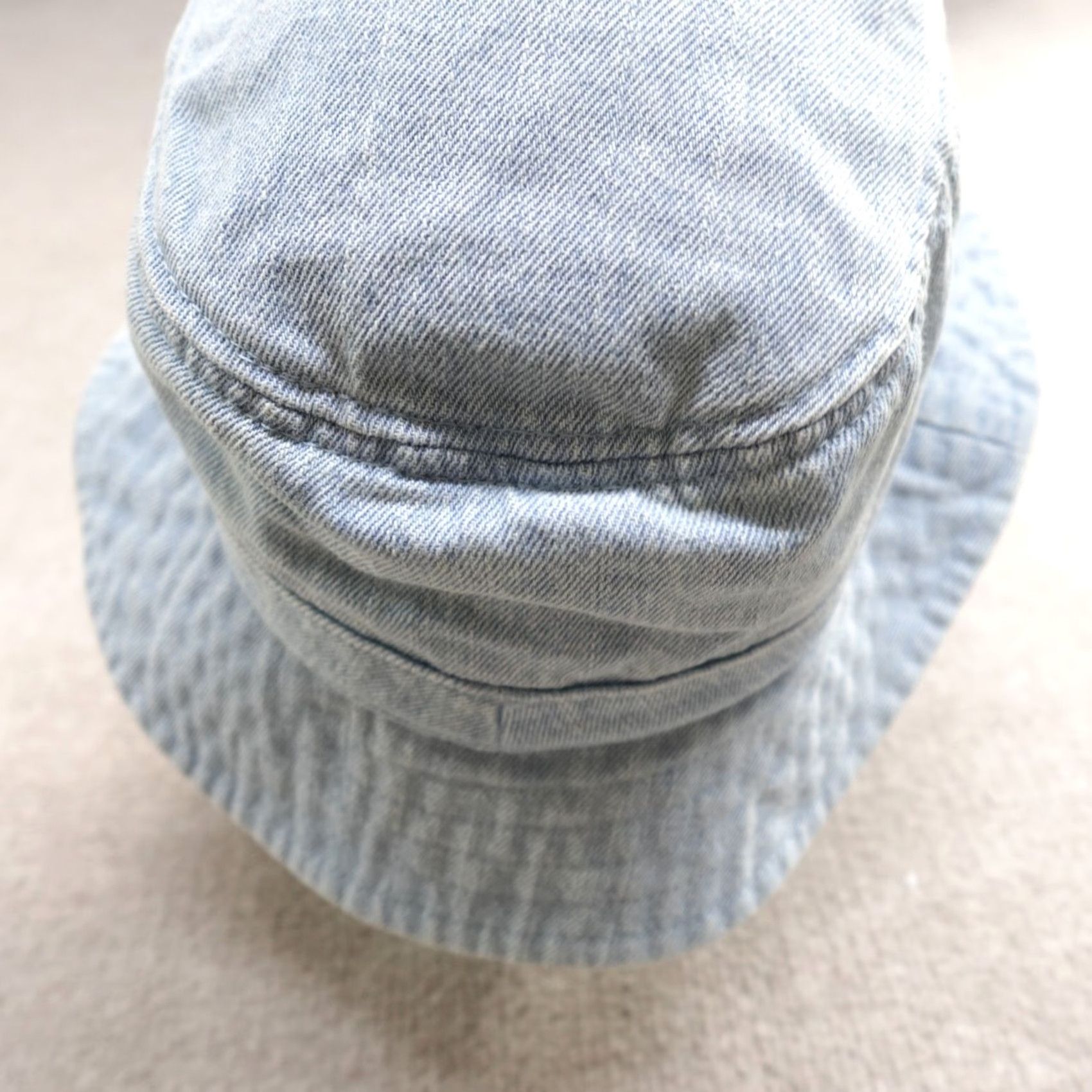 TNA TNA Womens Bucket Hat Small Medium Blue Denim Embroidered Aritzia Size ONE SIZE - 2 Thumbnail