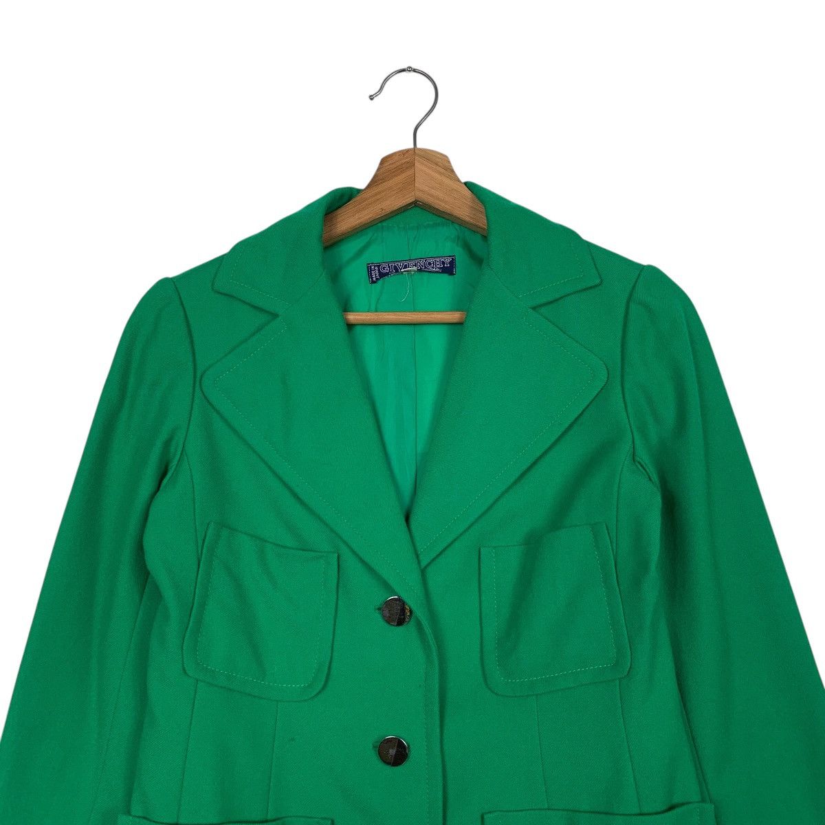 Givenchy Givenchy Nouvelle Boutique Green Jacket Size S / US 4 / IT 40 - 2 Thumbnail