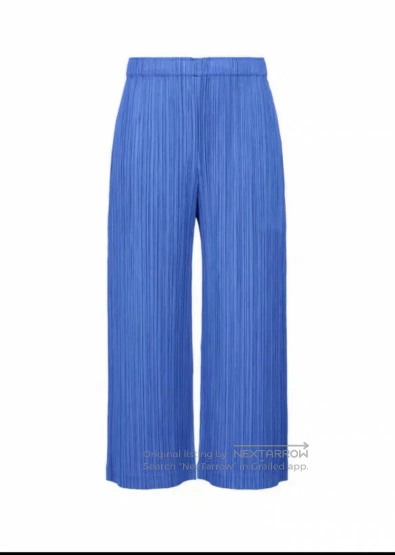 Issey Miyake Issey Miyake Blue Trousers Size 26" / US 2 / IT 38 - 1 Thumbnail