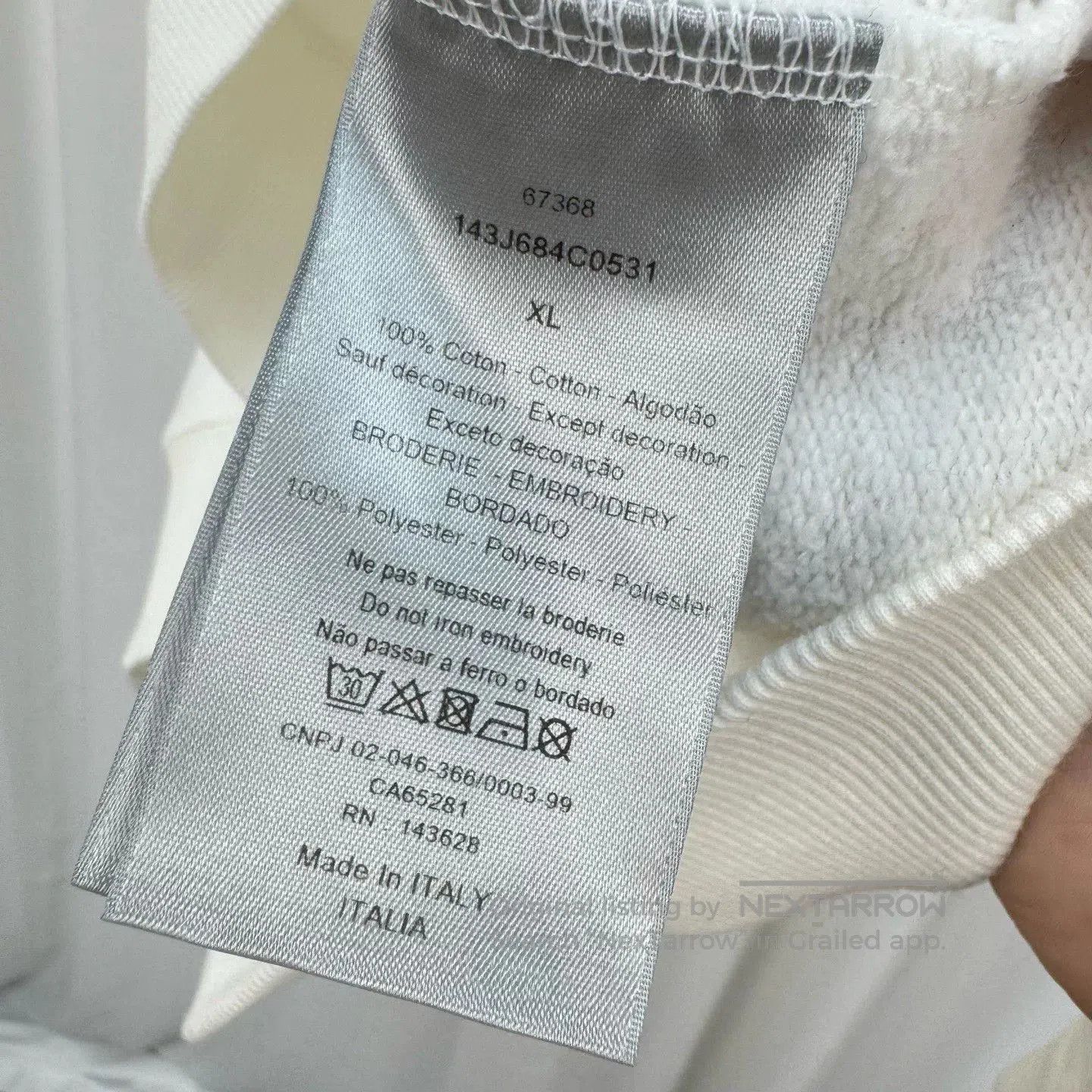 Dior dior peter doig embroidered logo sweatshirt. Size US XL / EU 56 / 4 - 8 Thumbnail