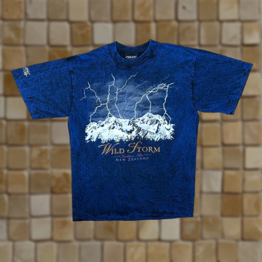 Vintage Vintage Simply Wild 90’s Wild Storm “New Zealand” Souvenir Graphic Tie Dye T-Shirt L Men XS? No Size US L / EU 52-54 / 3 - 1 Thumbnail