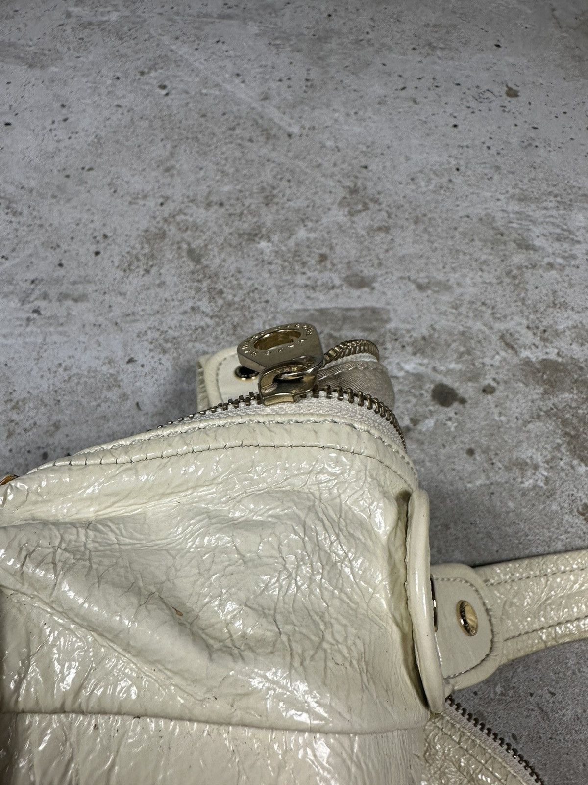 Marc Jacobs × Marc by Marc Jacobs Marc by Marc Jacobs Cream Tote Bag Cow Leather Vintage Gold Size ONE SIZE - 15 Thumbnail