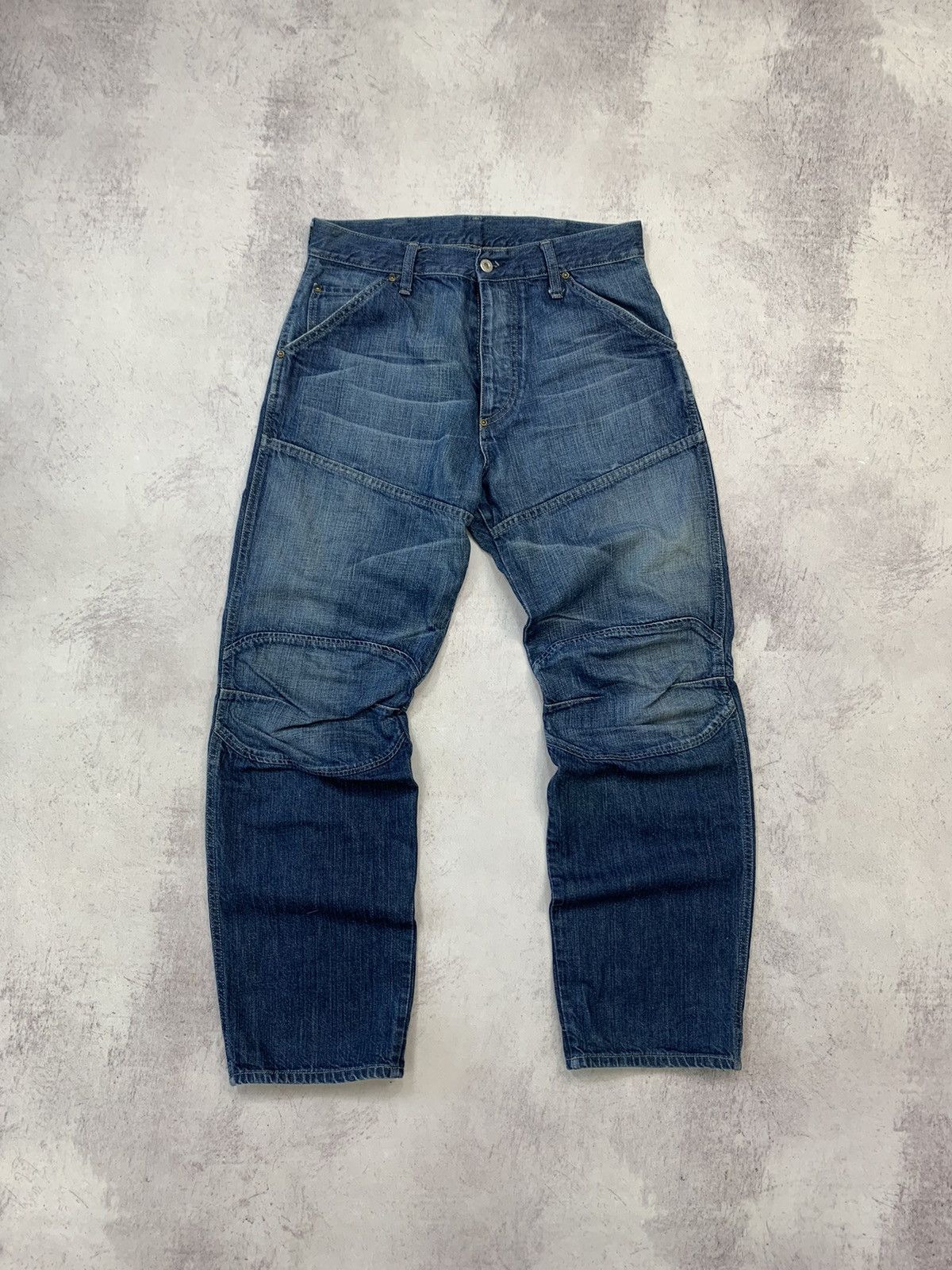 G-Star G-STAR RAW Mens Double Knee Baggy Jeans Size US 31 - 1 Thumbnail