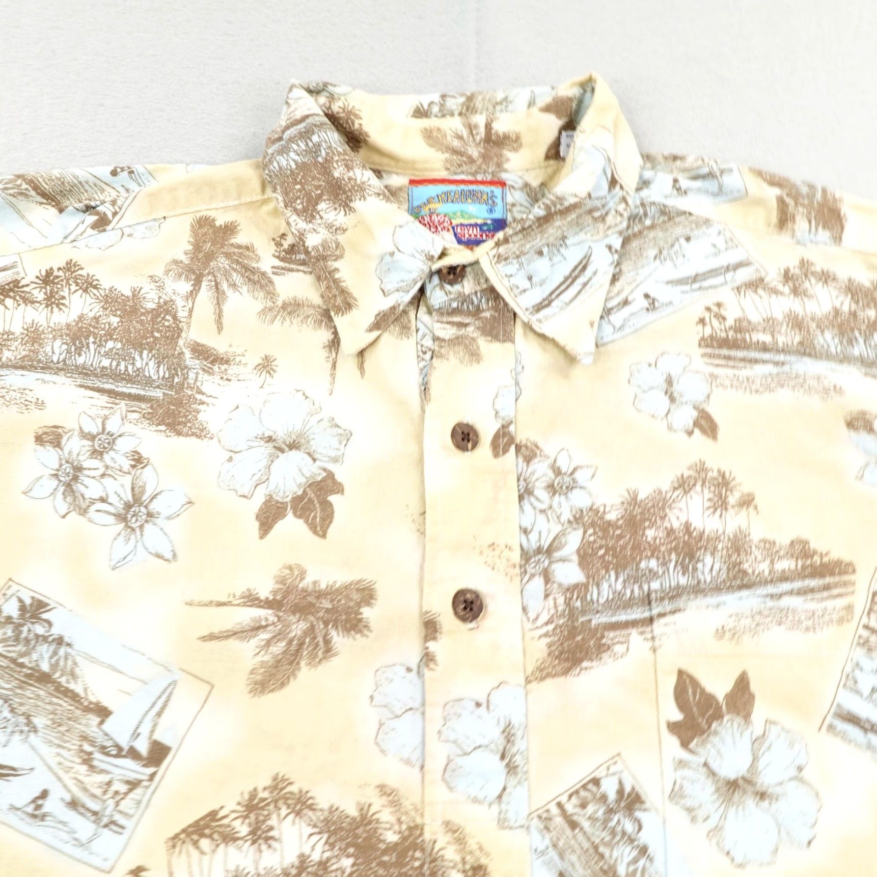 Reyn Spooner VINTAGE Reyn Spooner Shirt Men's Large Short Sleeve Hawaiian Floral Aloha Beach Tropical Cotton Collared Button-Up All Seasons Size US L / EU 52-54 / 3 - 2 Thumbnail